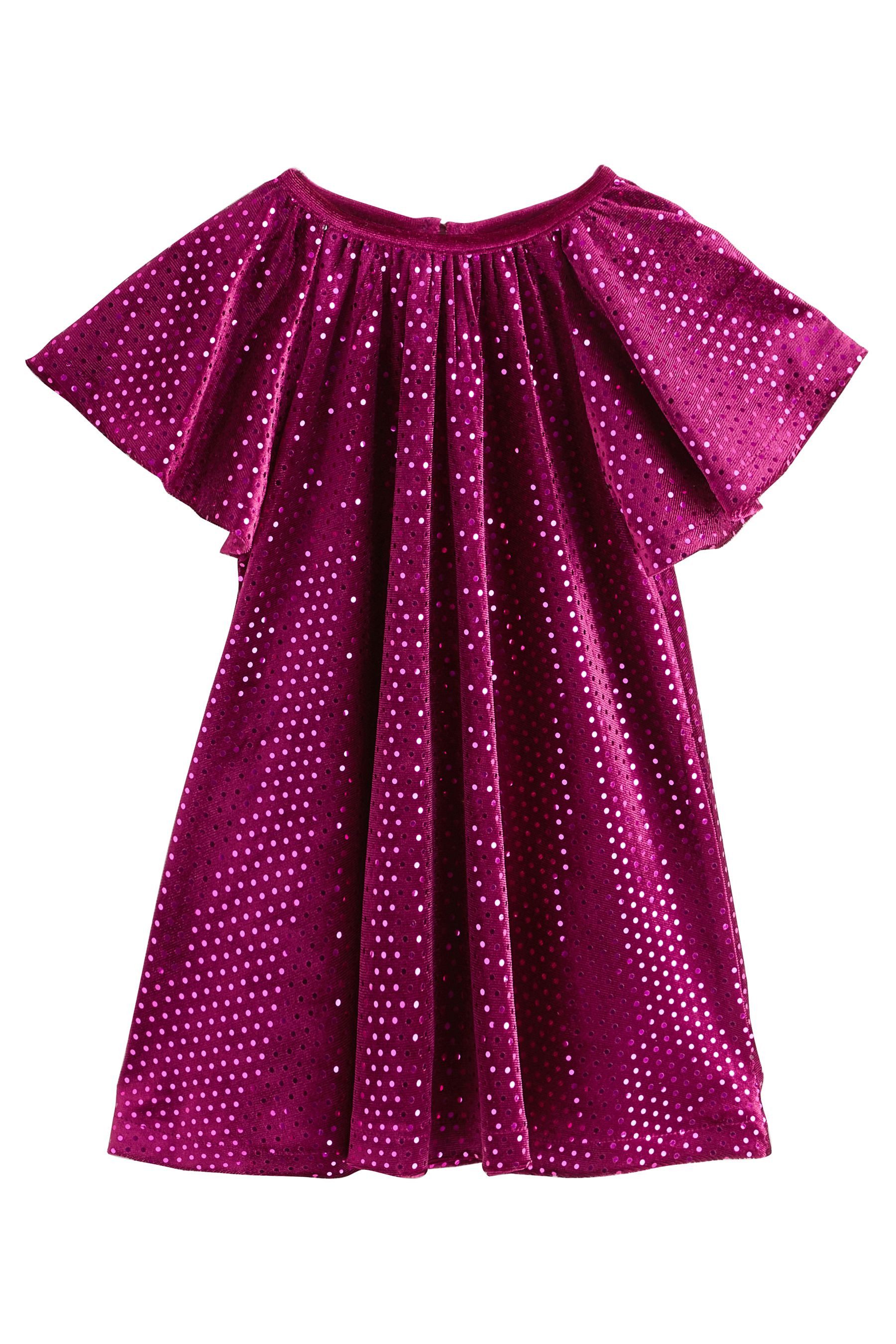 Next Partykleid Samt-Partykleid mit Pailletten (1-tlg) günstig online kaufen