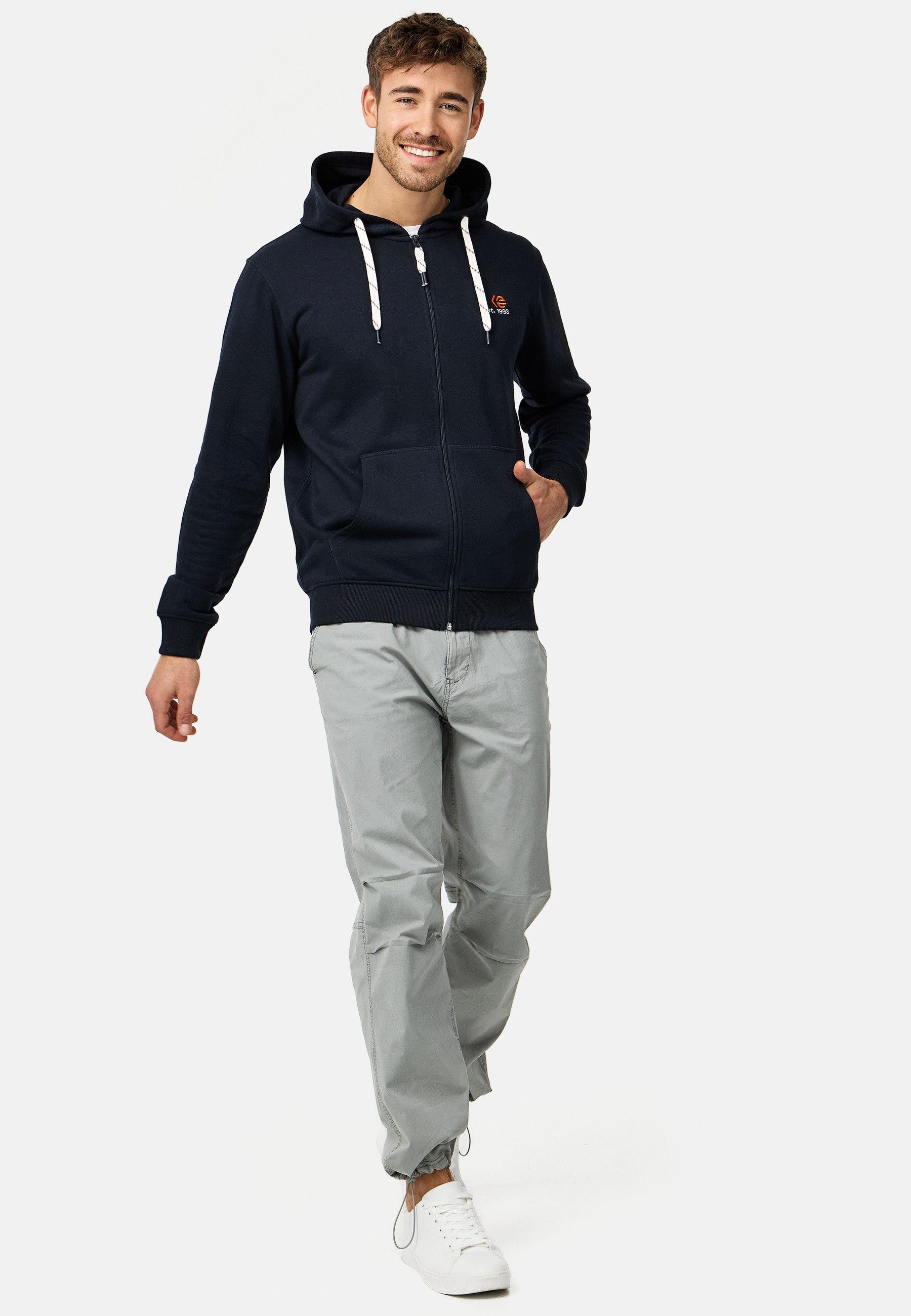 Indicode Kapuzensweatjacke Herren INHoward Hoodie Sweatjacke Herrenjacke