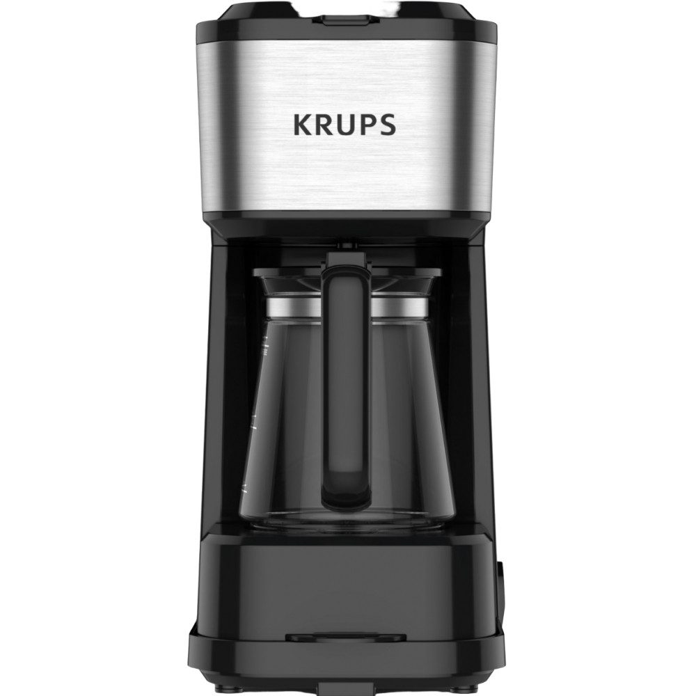 Krups Filterkaffeemaschine KM207D Multiverse 3 in 1 - Filterkaffeemaschine - schwarz/silber
