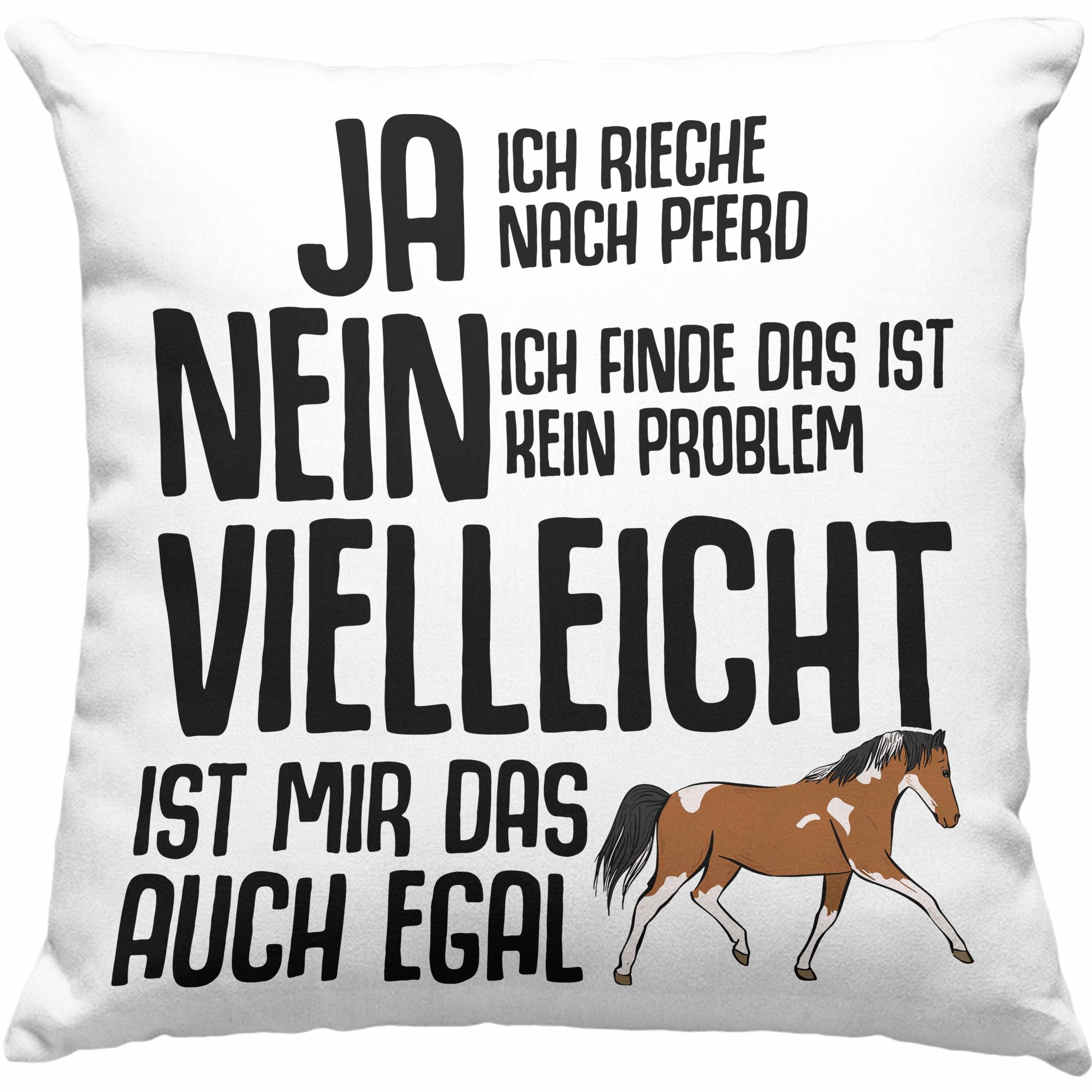Dekokissen Trendation - Lustige Reiter Sprüche Geschenk Kissen Reiterin Pferde Mä