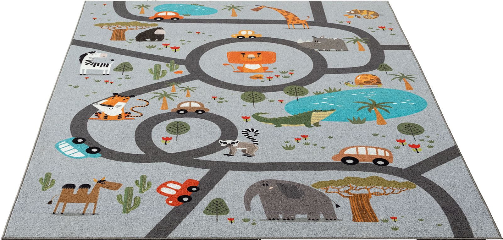 the carpet Teppich Happy Life, rechteckig, Höhe: 4 mm, Life Kinderzimmer Teppich Spielteppich pflegeleicht