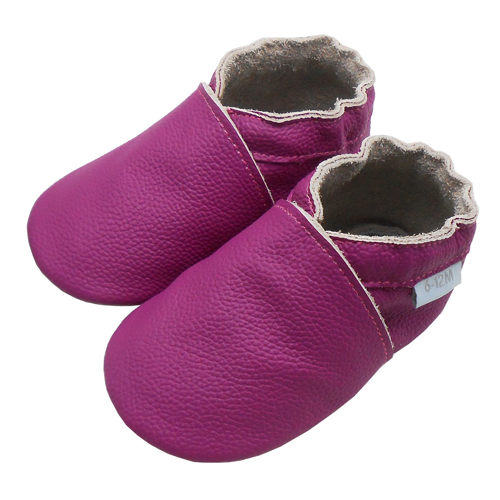 Basrakids Basrakids Baby Lauflernschuhe Leder weich rutschfest Krabbelschuhe Hausschuh Rutschfest