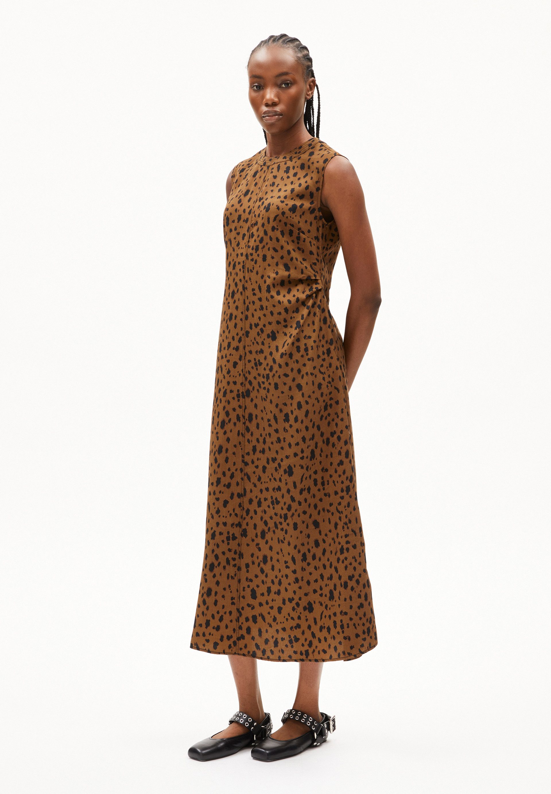 Armedangels Jerseykleid EMALANAA LEOPAA Webkleid aus günstig online kaufen