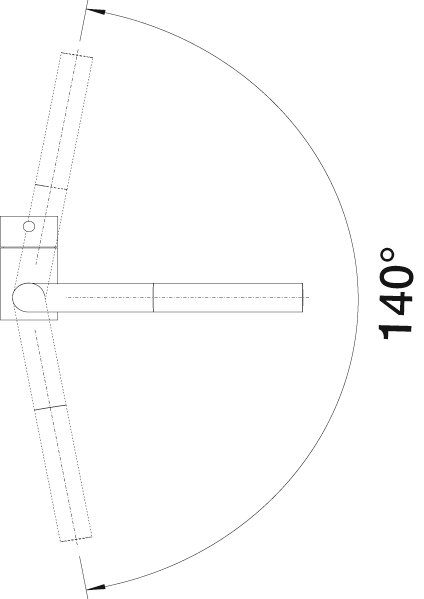 Blanco Küchenarmatur LINUS-S-F Niederdruck, mit herausnehmbarer Vorfensterarmatur
