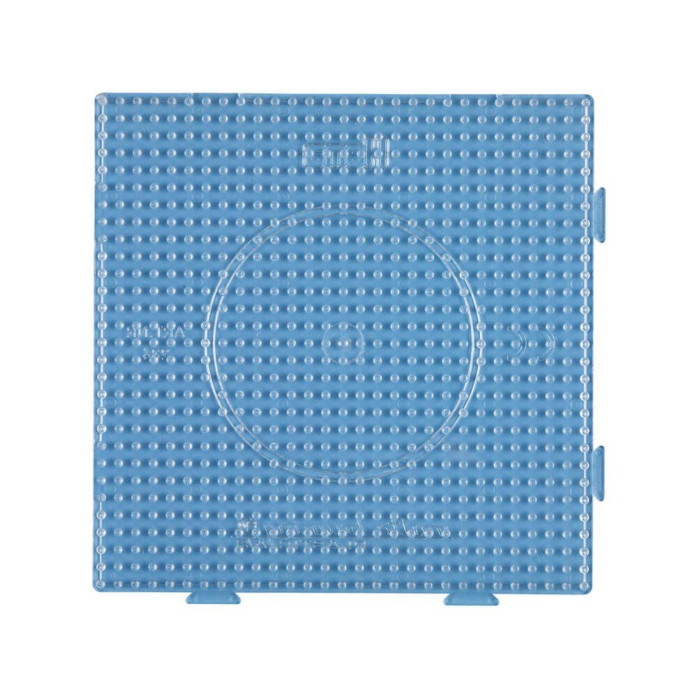 Hama Bügelperlen Hama Midi-Stiftplatte gr. Quadrat Multi, transparent