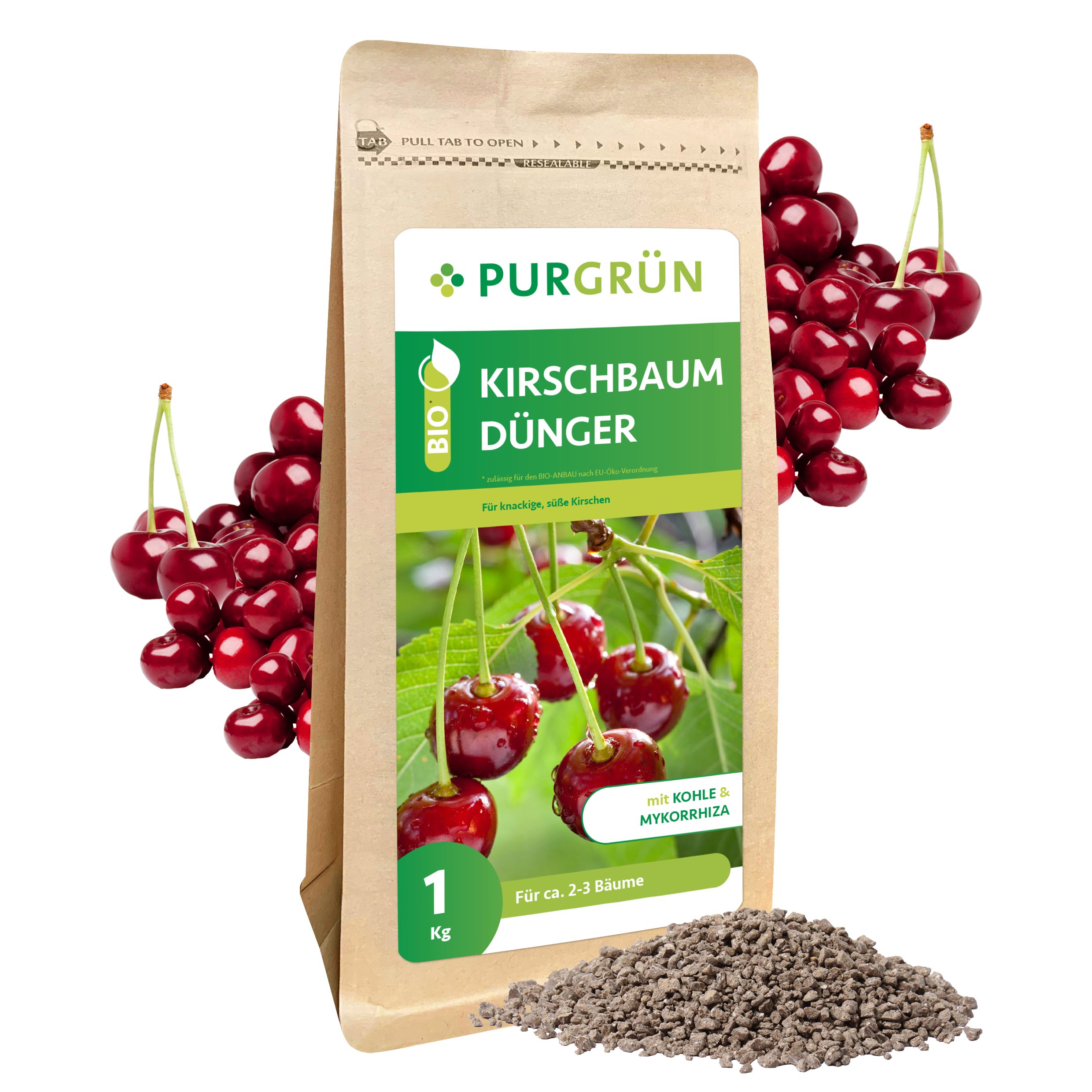 Purgrün Gartendünger Purgrün Bio Kirschbaum Dünger, günstig online kaufen