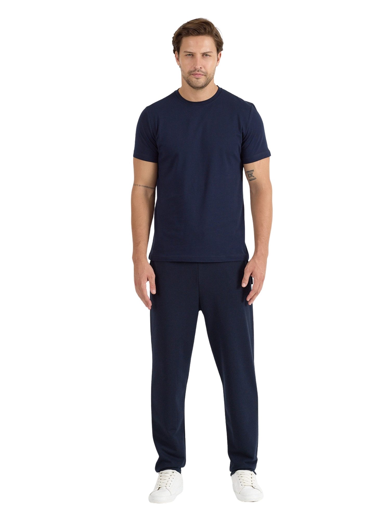 COMEOR Pyjama COMEOR Herren Pyjama Set 2-teilig – Kurzarm T-Shirt & lange H günstig online kaufen