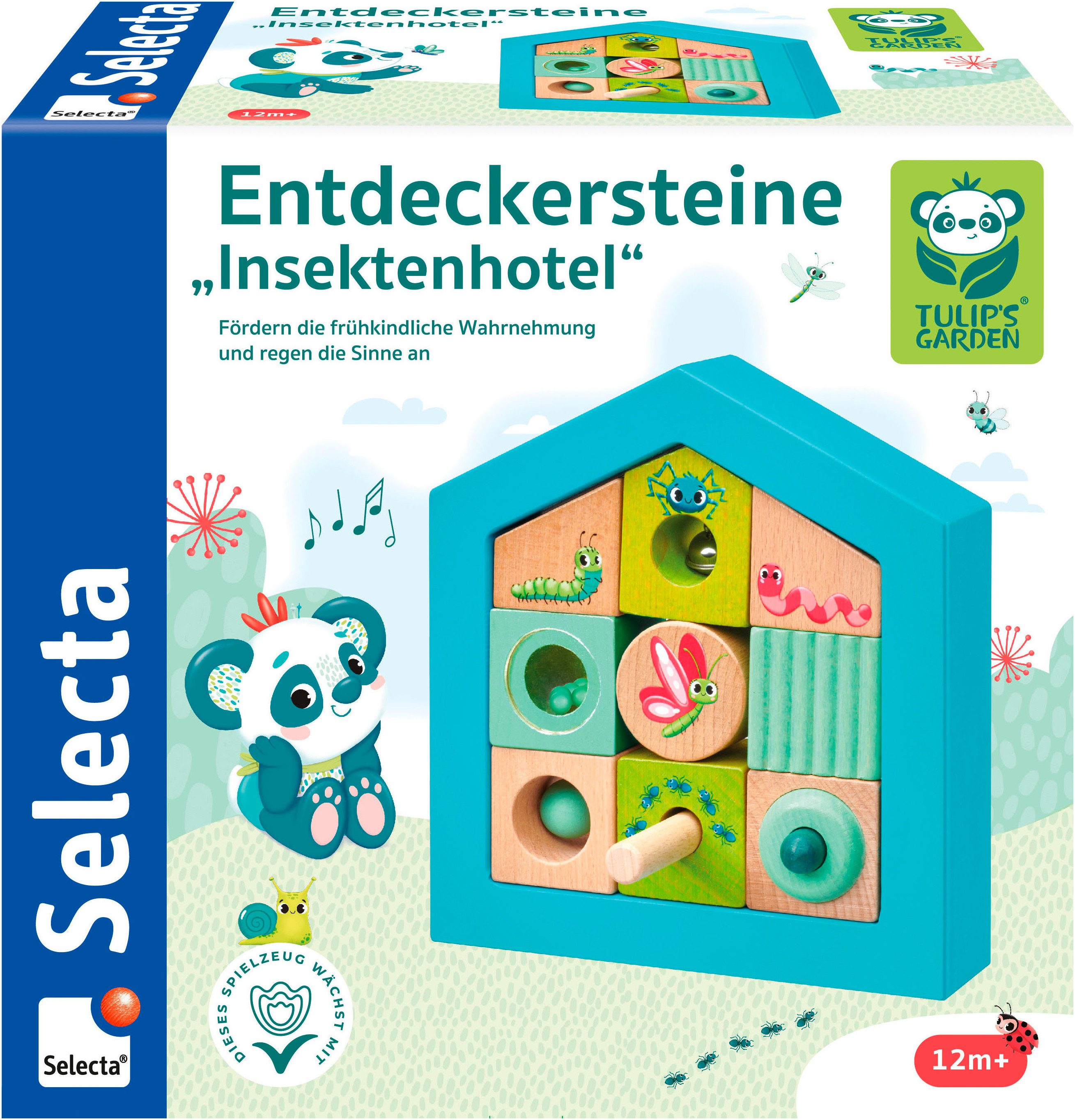 Steckspielzeug Selecta, Entdeckersteine Insektenhotel