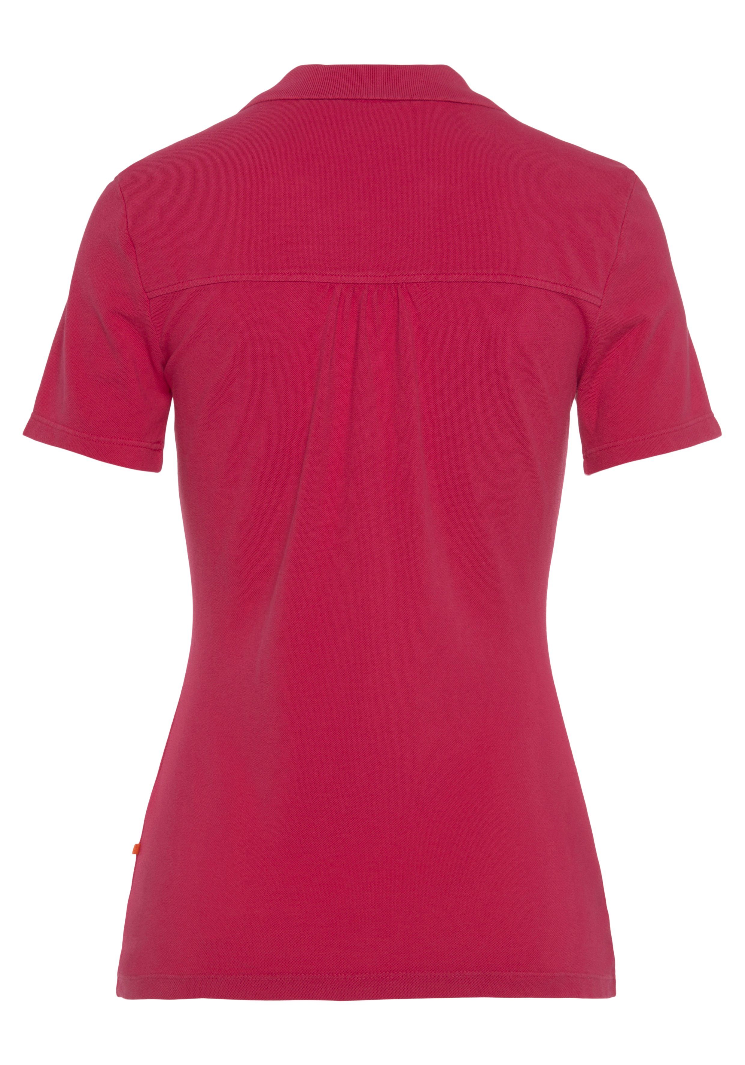 ORANGE linken medium_pink Blusenshirt der Brust an mit BOSS Labelstickerei