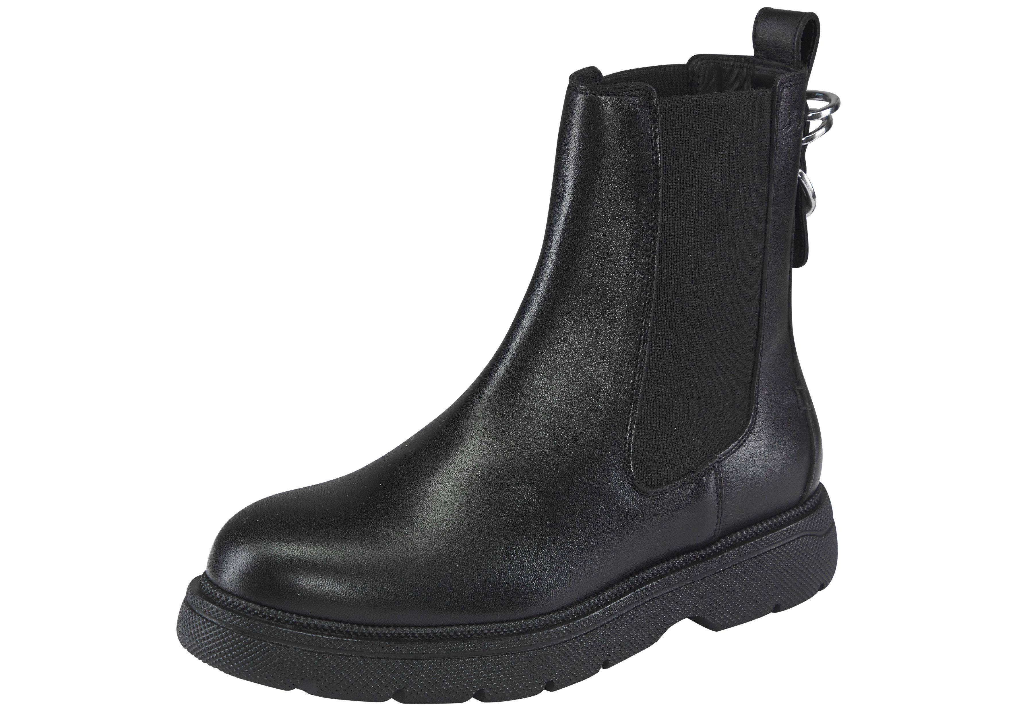 BOSS ORANGE Arisa_CHBootie Chelseaboots Stiefelette, Schlupfboots mit Profilsohle und Stretch