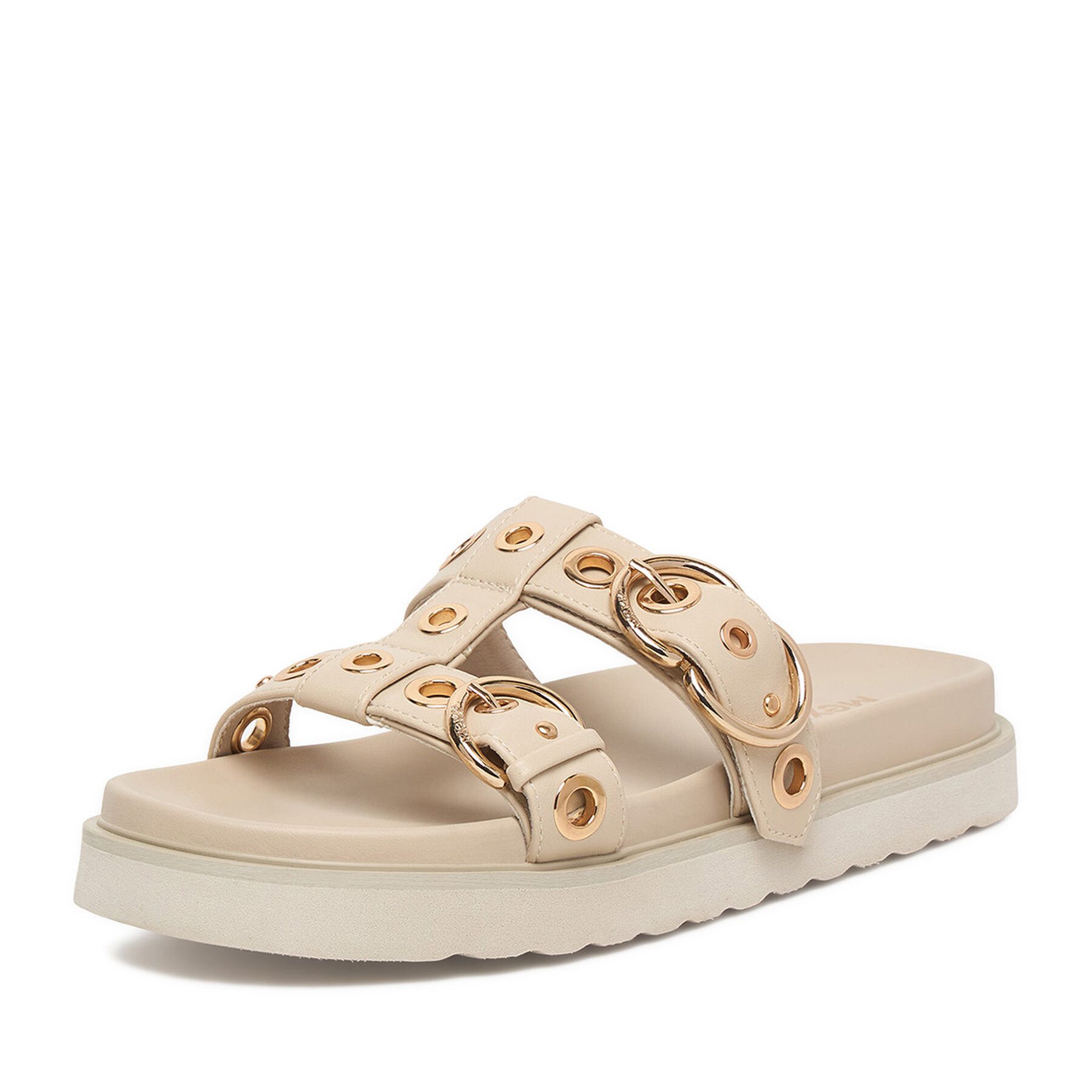 Mexx Mexx Damen-Flip-Flops Beige Badepantolette
