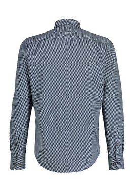 LERROS Langarmhemd LERROS Poplinhemd mit Mikro-Alloverprint