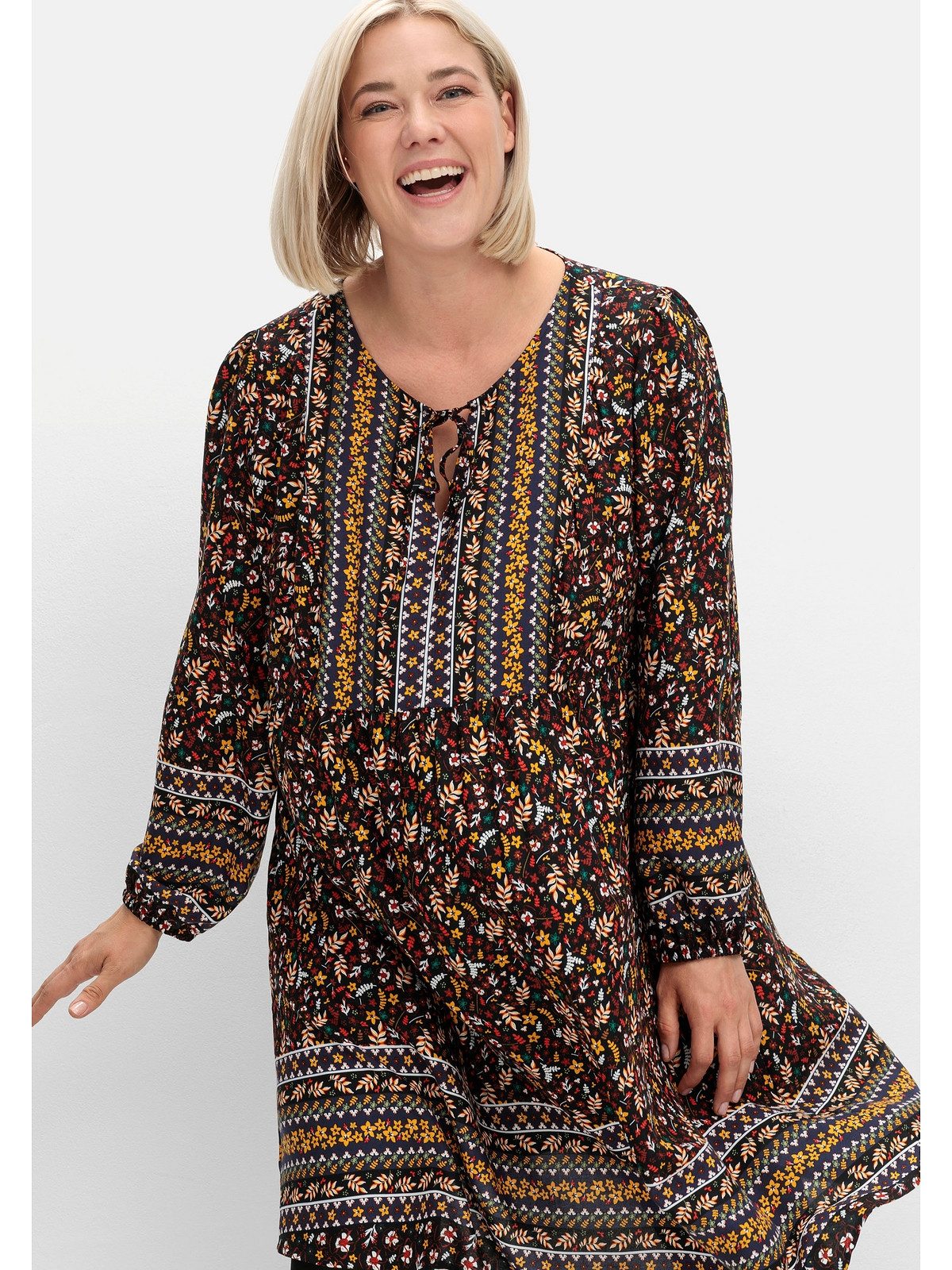 Sheego Druckkleid Große Größen im Mustermix, günstig online kaufen