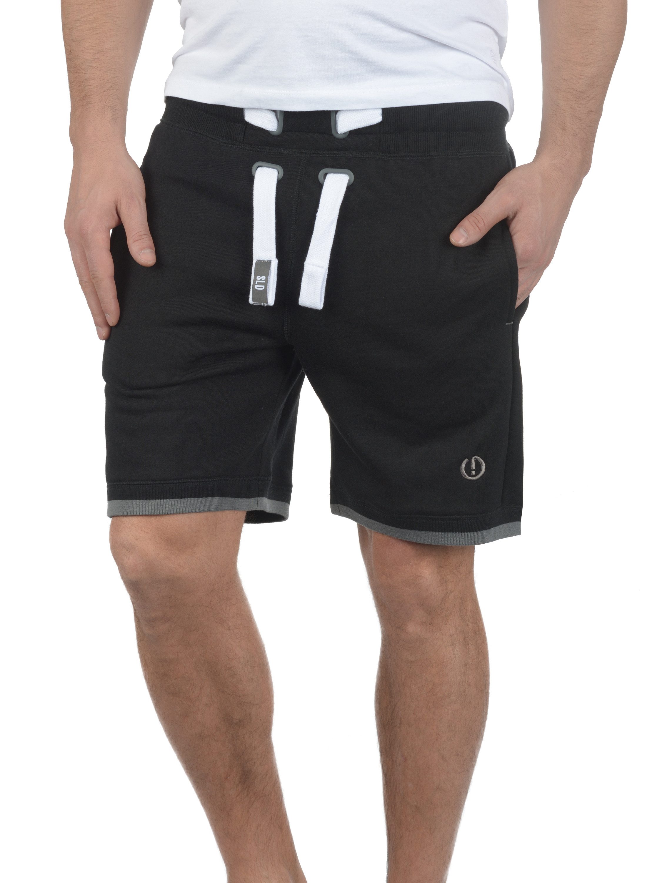 !solid !Solid Sweatshorts SDBenjamin Shorts Kurze Hose mit Kontrastkordeln