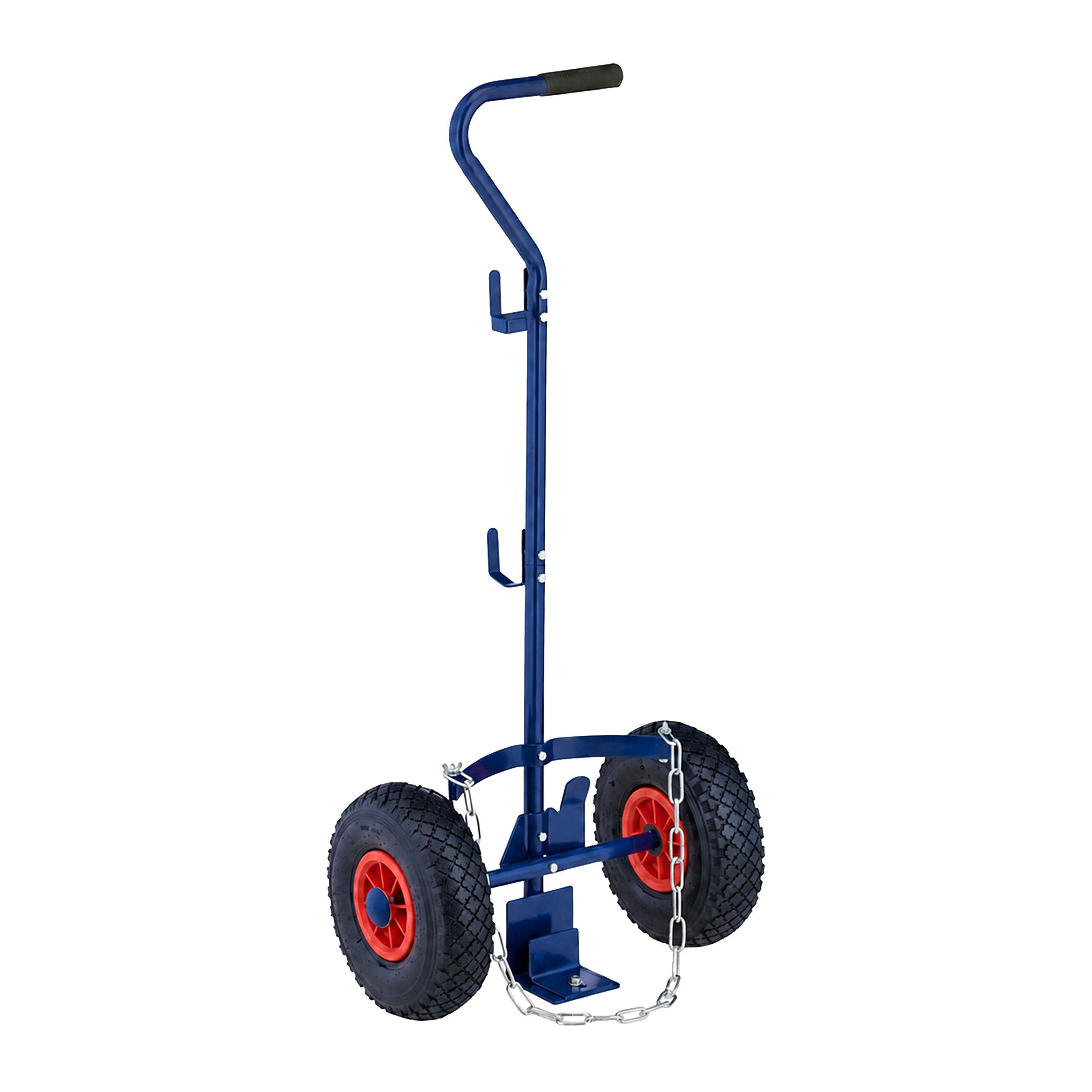 relaxdays Sackkarre Transportwagen für Gasflaschen, (1-St), blau