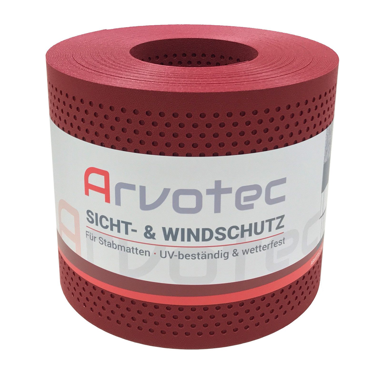 Arvotec Sichtschutzstreifen EXCLUSIVE Sichtschutzrolle 25m "Gelocht", günstig online kaufen