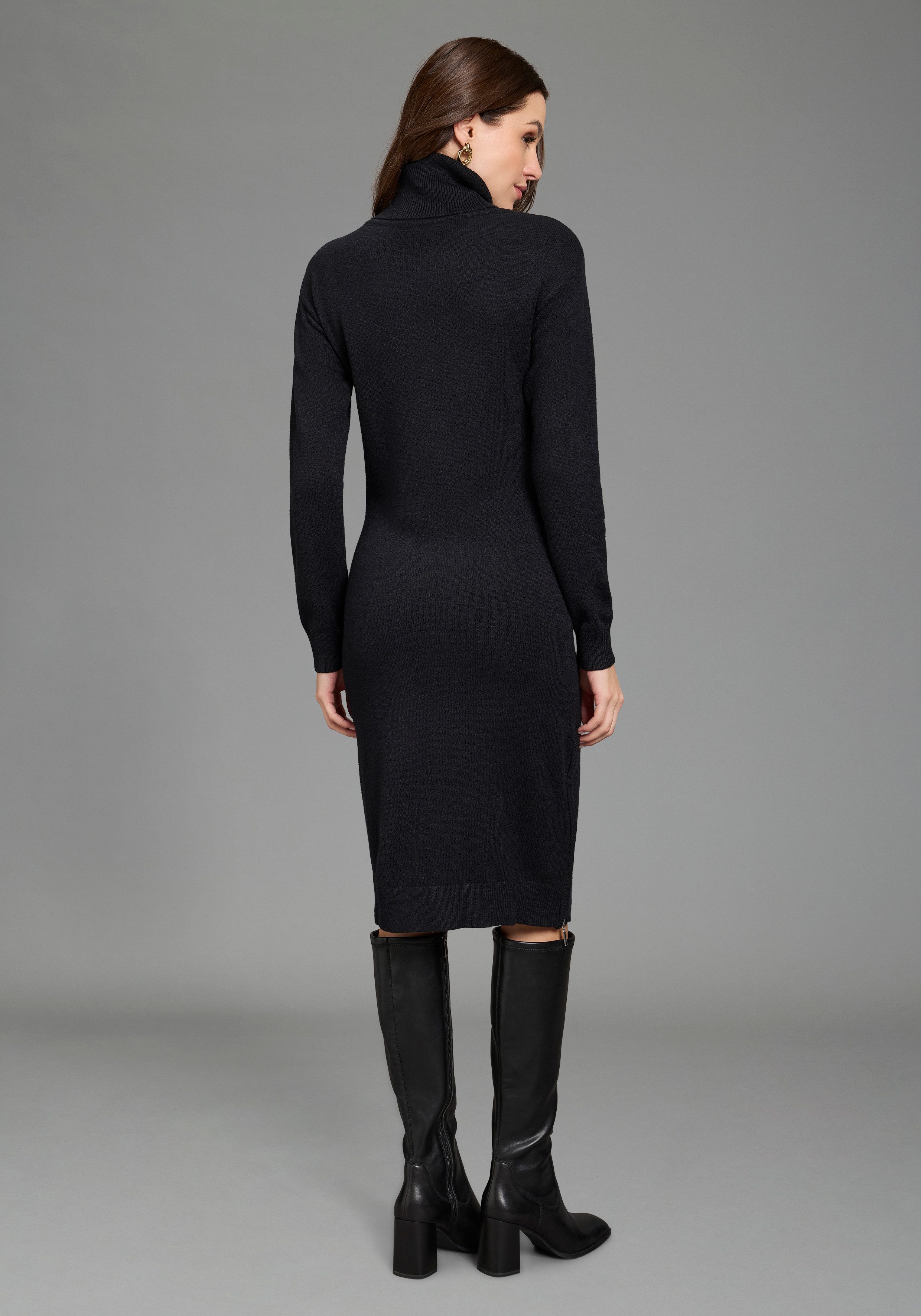 Bruno Banani Strickkleid festliche Anlässe, kniefreie Länge, eleganter Look