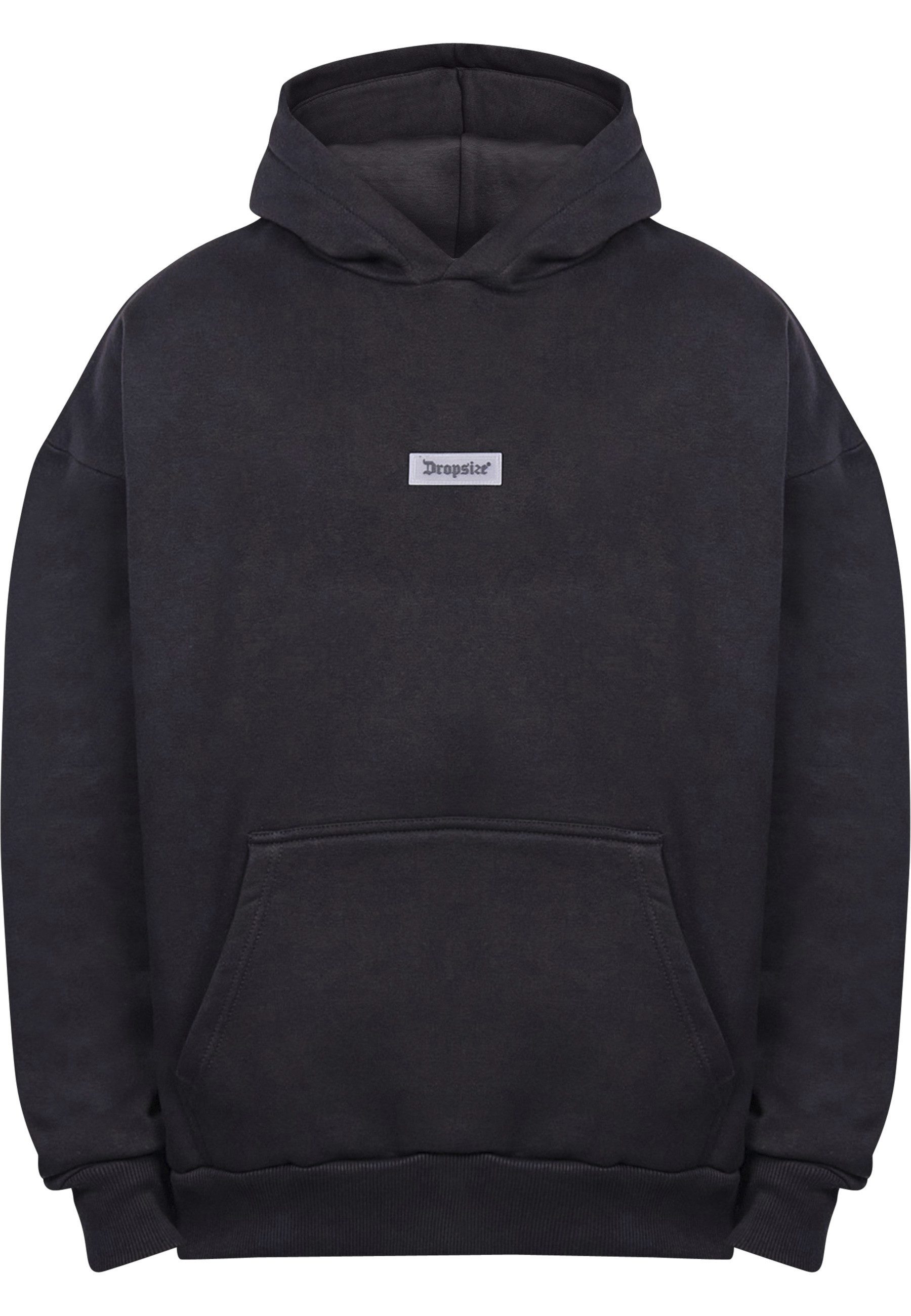 Dropsize Kapuzenpullover Dropsize HEAVY OVERSIZE MIDDLE RUBBER PATCH HOODIE günstig online kaufen