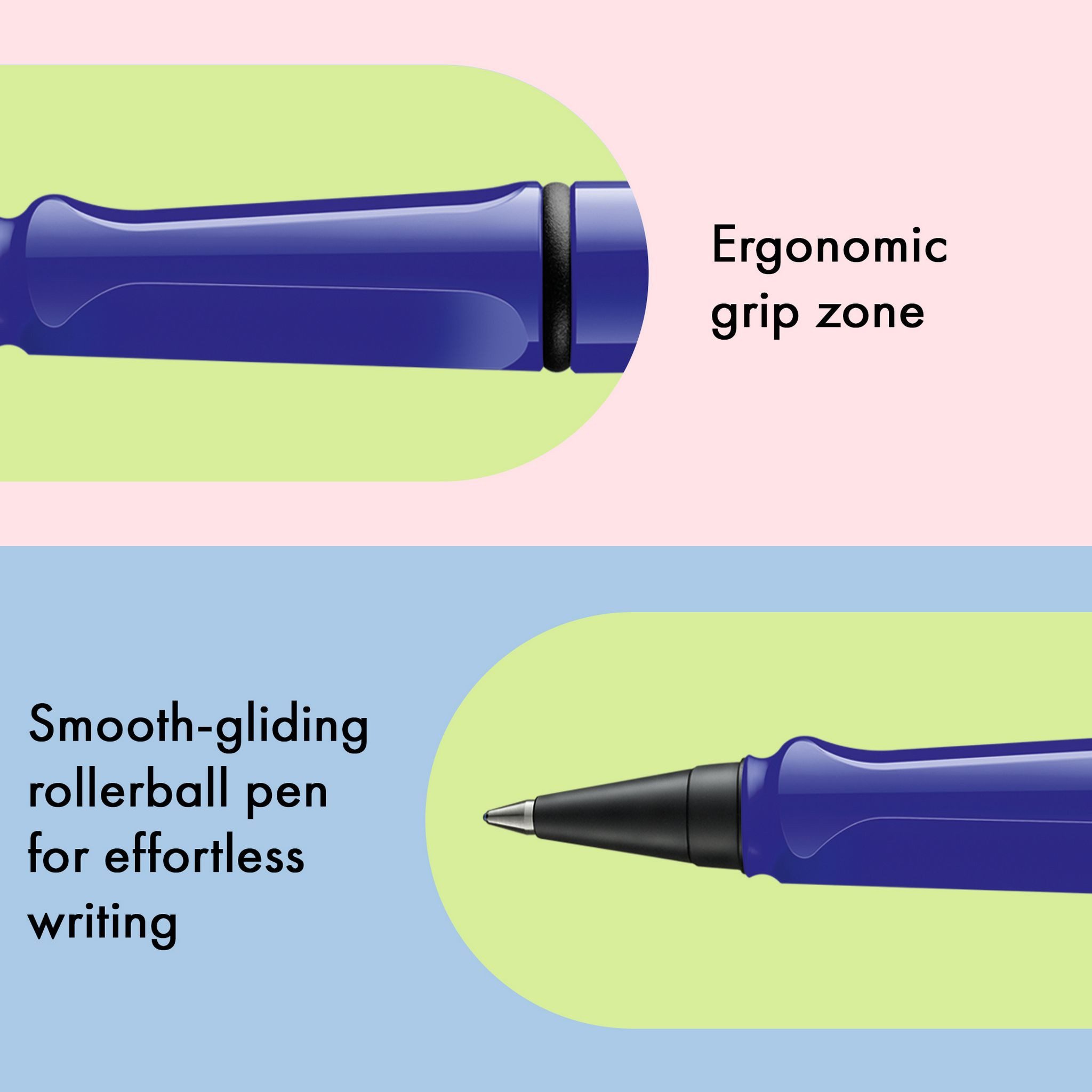 LAMY safari Tintenpatronenroller Roll-Ink mit T10 blau, blue – Bild 5 von 5