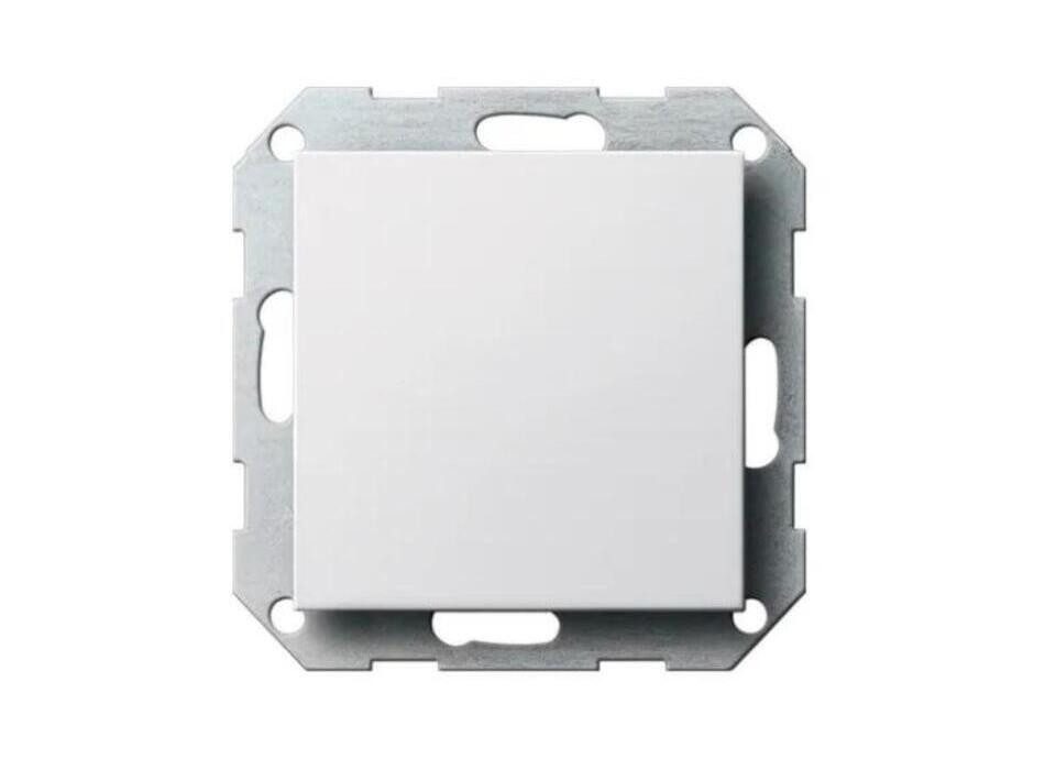 GIRA GIRA 026827 Blindabdeckung Tragring System 55 Reinweiß seidenmatt Unterputzschalter
