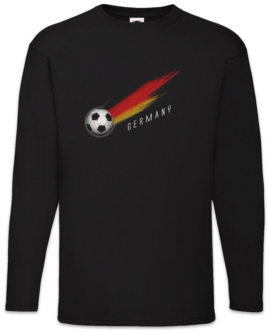 Urban Backwoods Langarmshirt Germany Football Comet I Langarm T-Shirt Deutsch Deutschland German (1-tlg) Fahne Fußball Deutsche Fussball