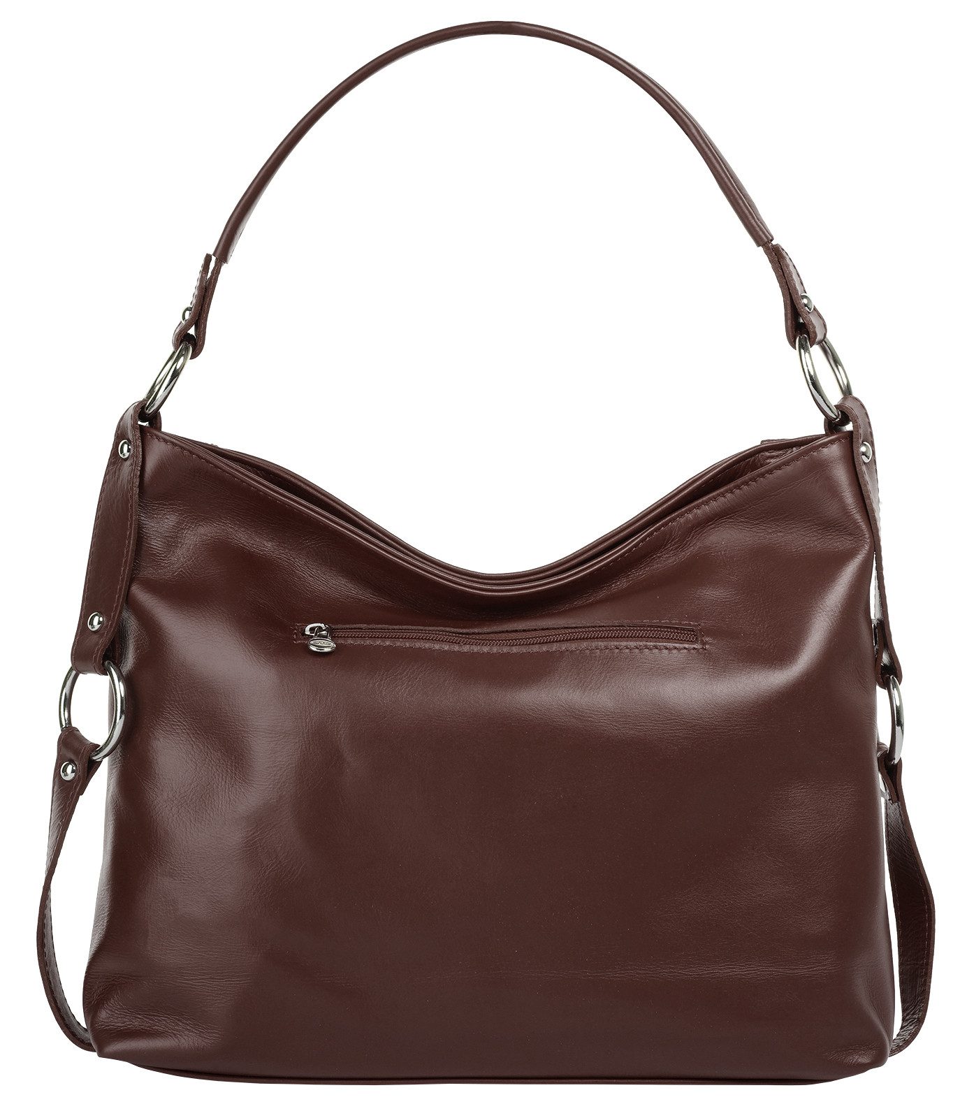 Samantha Look Henkeltasche (1-tlg), echt Leder, Made in Italy