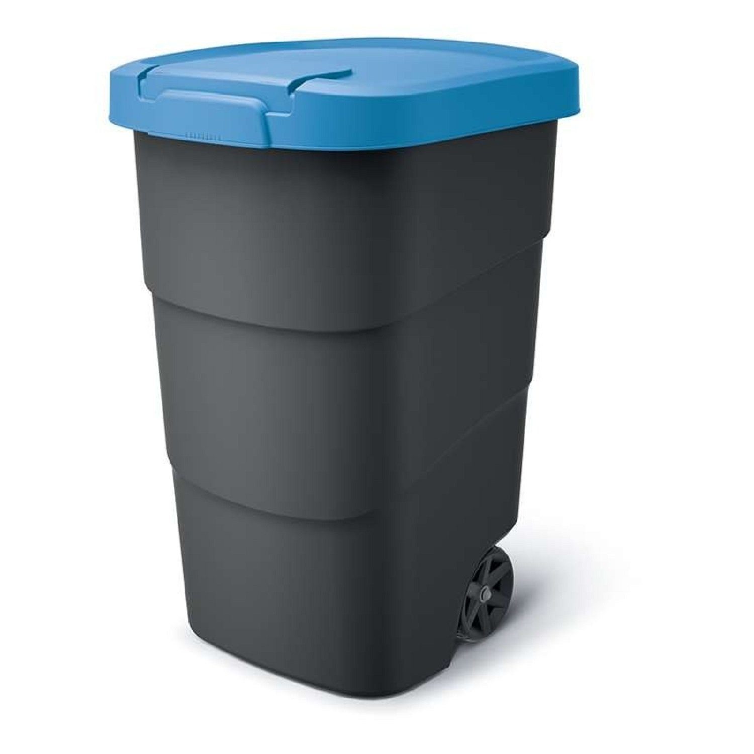 Wheeler, L mit Mülleimer Blau 110 Rädern Müllbehälter Prosperplast