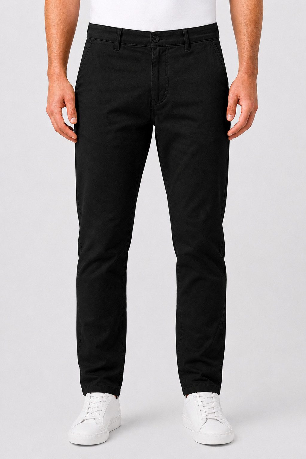 Smith & Solo Chinohose für Herren, Chino Hosen Herren mit Stretch, Modern Fit Hose Stretch-Komfort