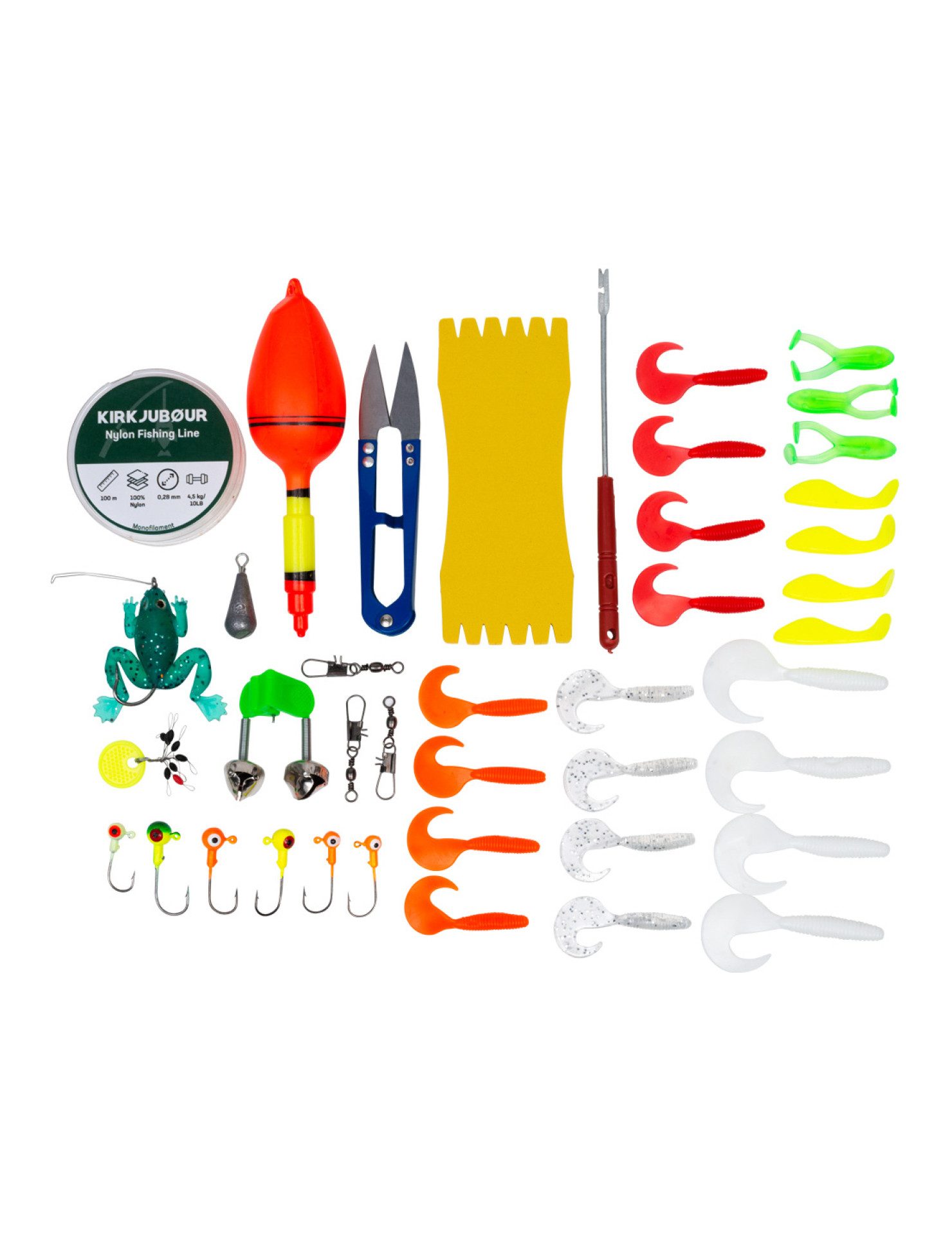 KIRKJUBOUR Spinnrute "Agnatha" Teleskop-Angelrute Set