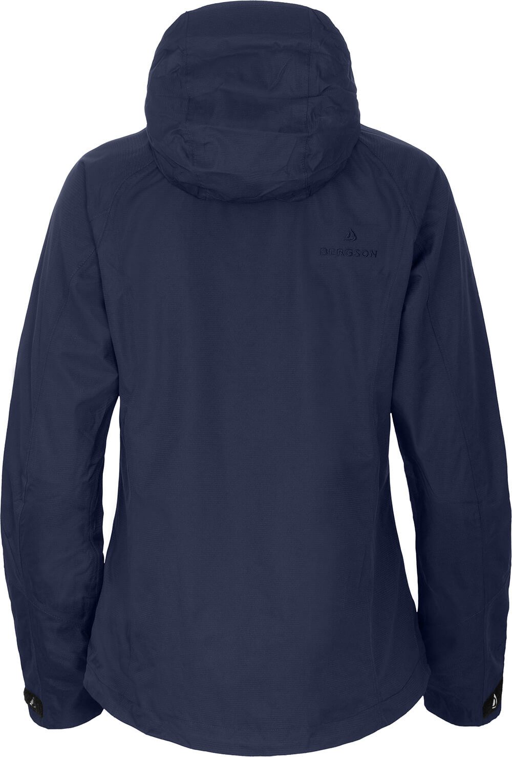 Bergson Regenjacke ROCKRIDER Damen Regenjacke, Netzfutter, 12000 mm Wassersäule, Normalgrößen, pea