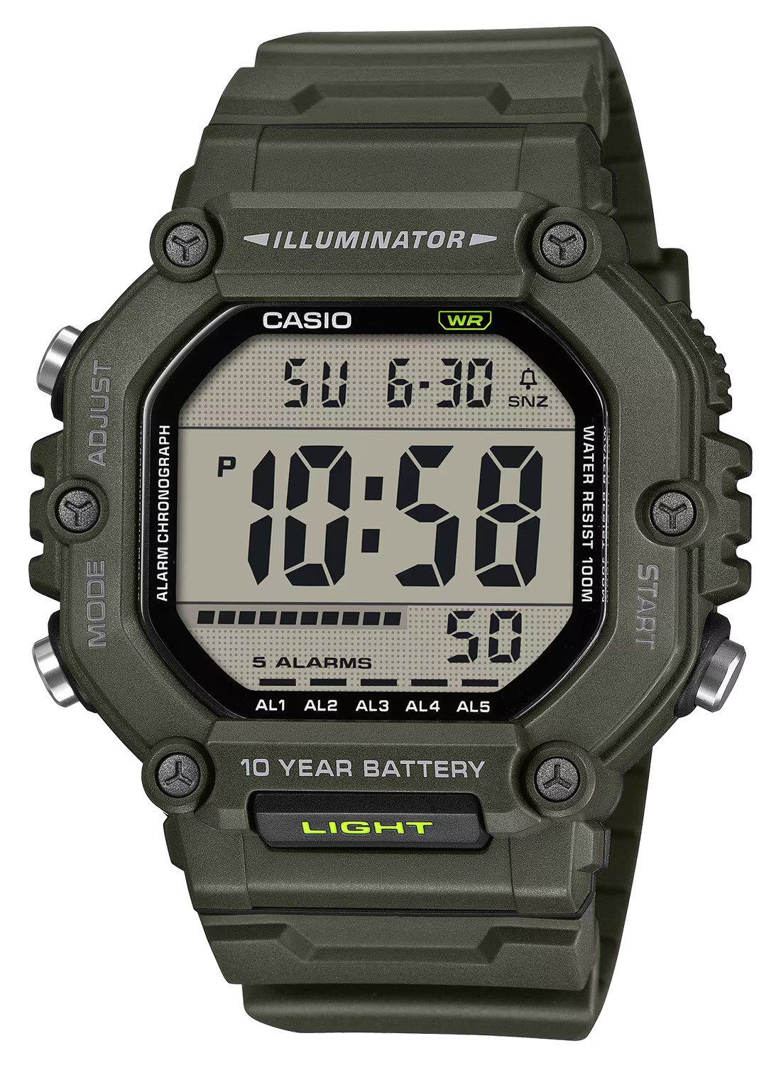 CASIO Armbanduhr Digital Khaki