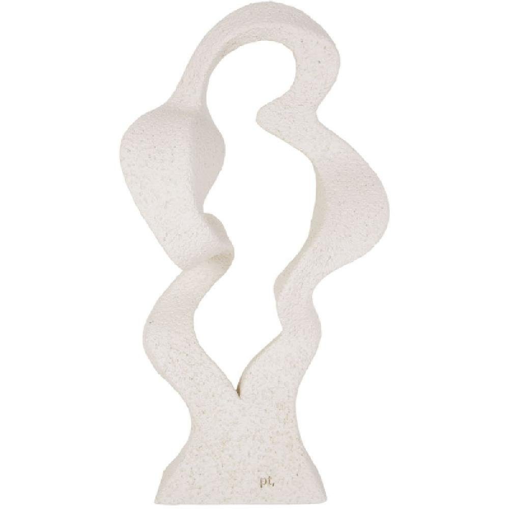Polyresin Time Statue Abstract Present Skulptur Ivory Wave Art
