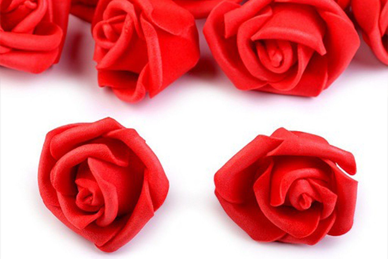 Diademita Hängedekoration Dekorative Schaumrose Ø 3–4 cm (Set)