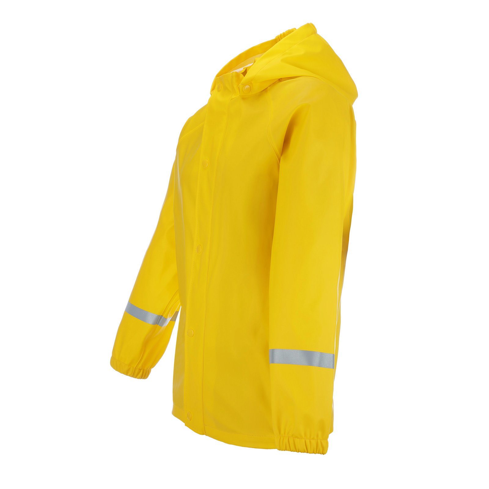 modAS Regenjacke 13321 Unisex Kinder PU-Jacke Mädchen und Jungen - Wasserdichte Kinderjacke – Bild 2 von 3