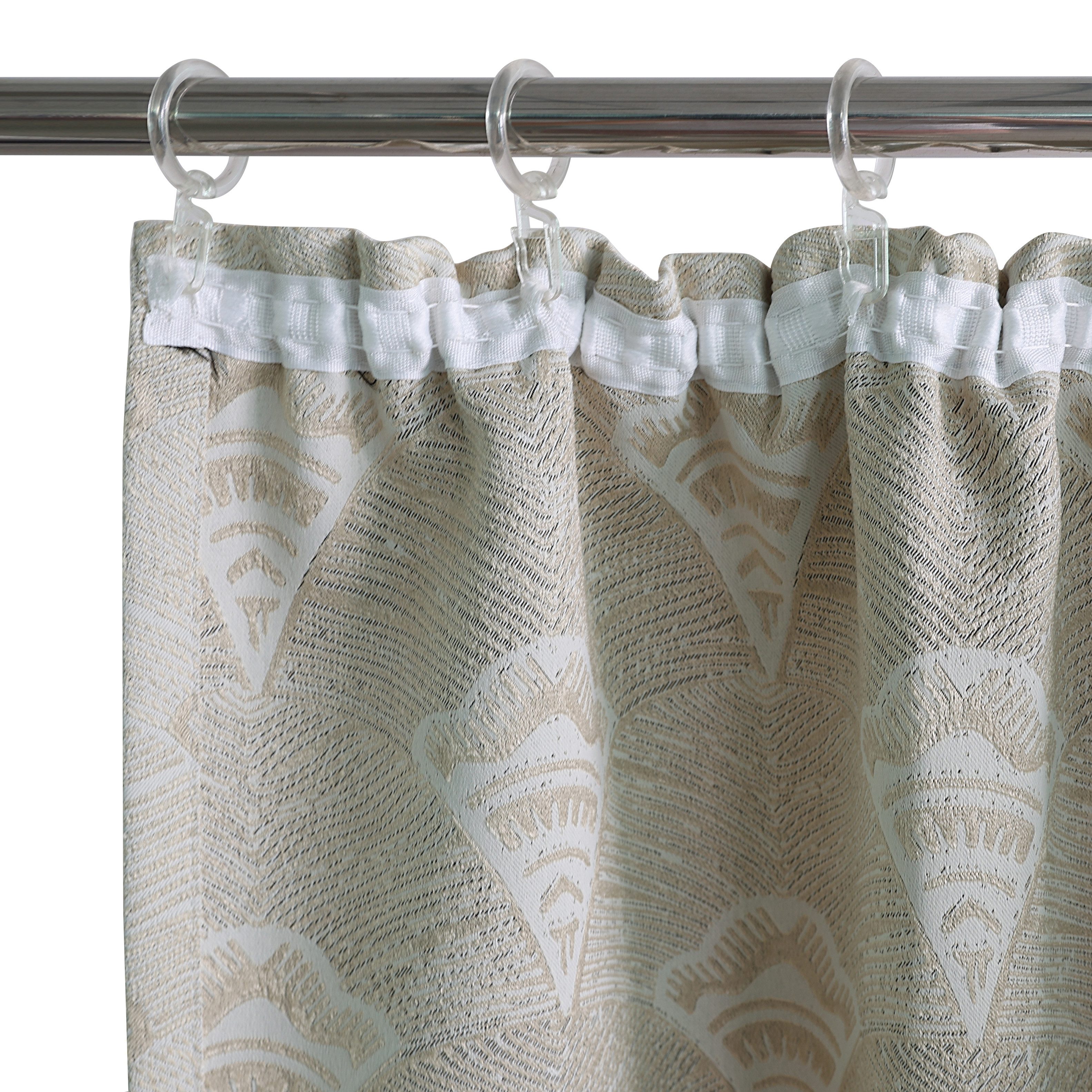 Bruno Banani Verdunkelungsvorhang Alessio (1 St), Kräuselband, verdunkelnd, Polyester, Elegantes Muster, Jacquard, verdunkelnder Vorhang, blickdicht,modern – Bild 5 von 5