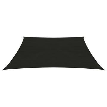 vidaXL Sonnensegel Sonnensegel 160 g m² Schwarz 2,5x2,5 m HDPE Beschattung Quadrat