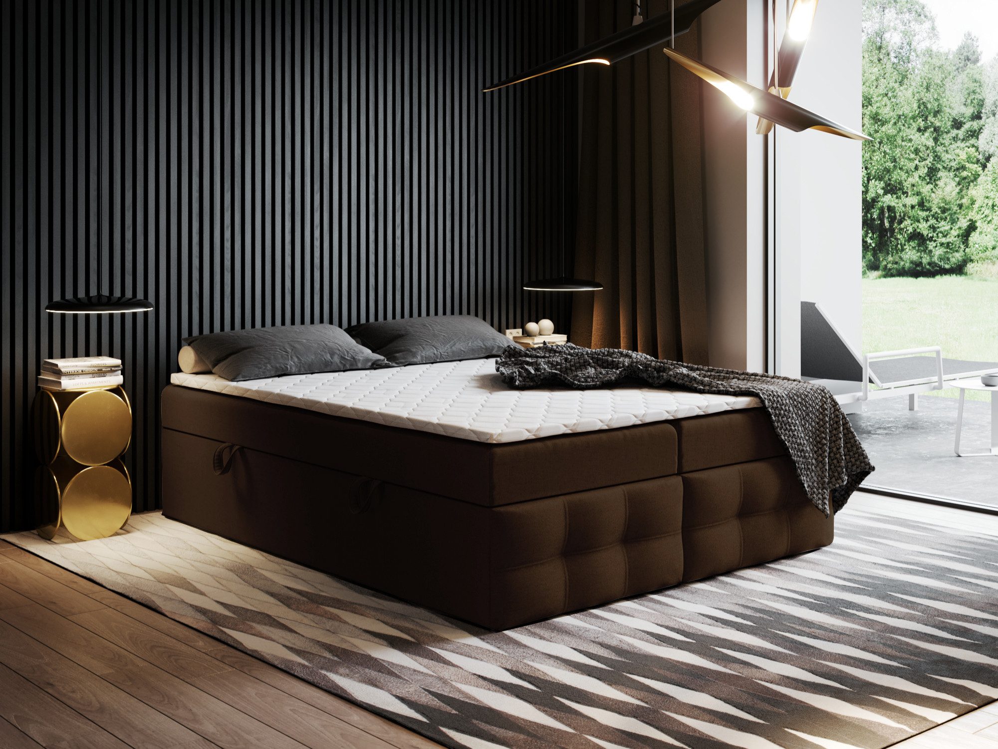 Godre Boxspringbett mit Bettkasten Ewora 4 günstig online kaufen