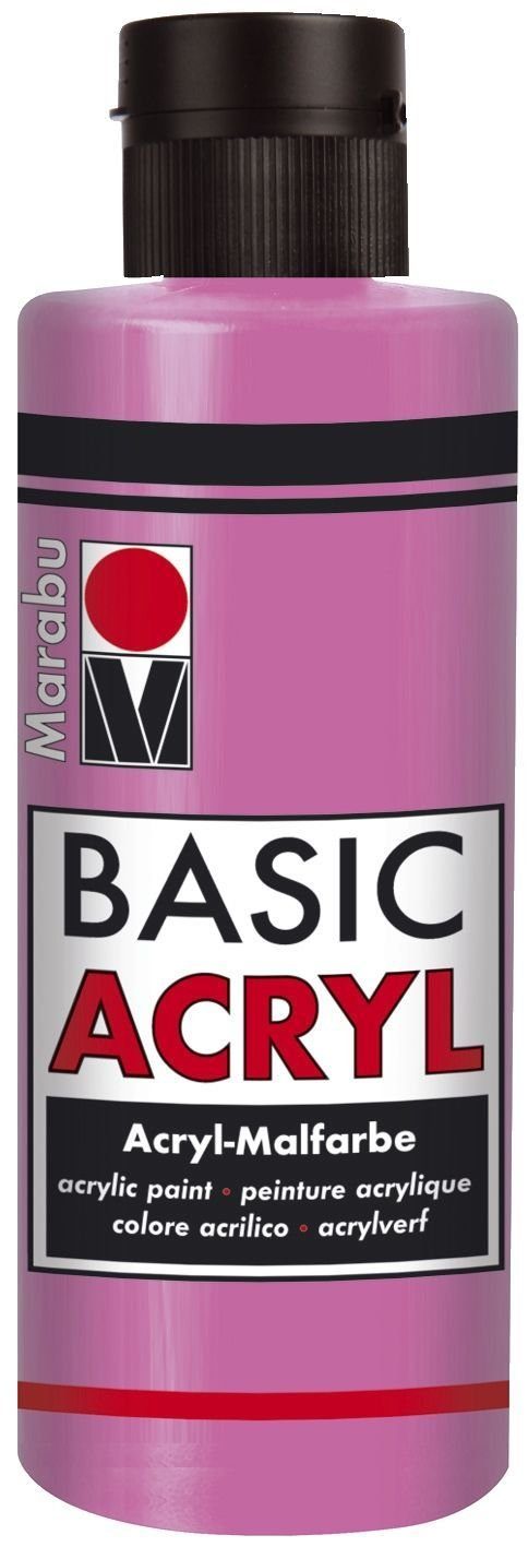 Marabu Kugelschreiber Basic Acryl - 033, Pink 80 ml