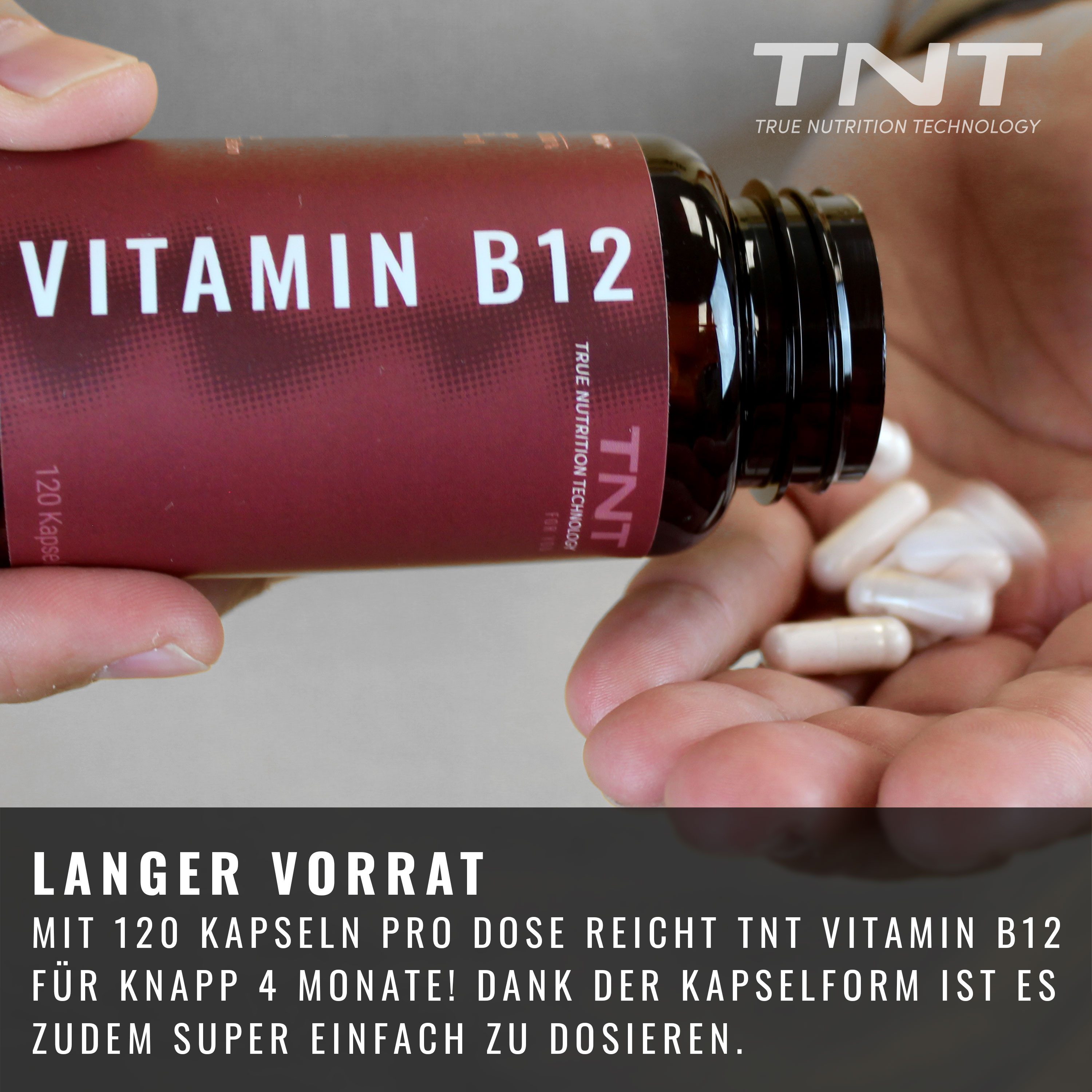 TNT (True Nutrition Technology) Vitamin B12 Kapseln, 40.3 g