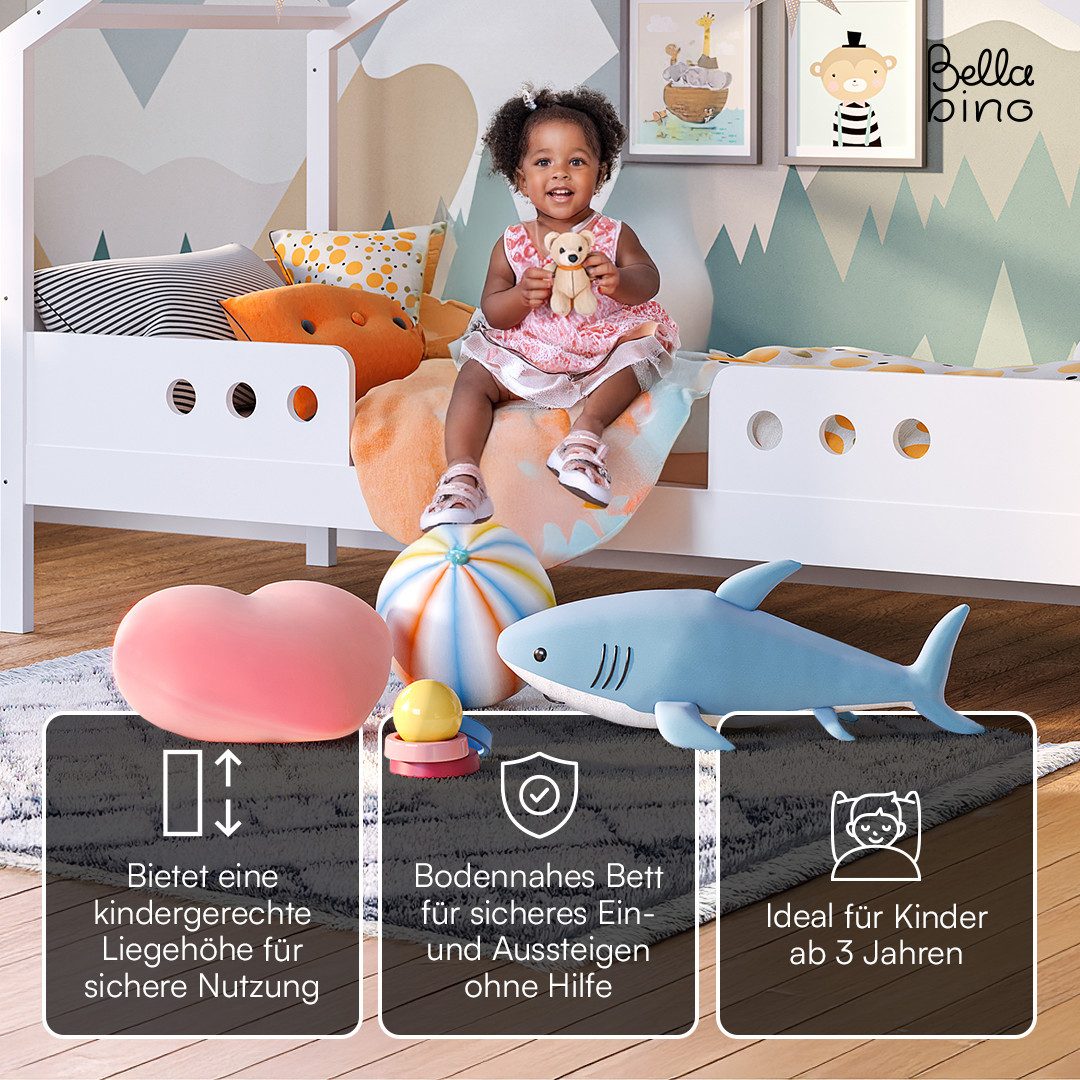 Bellabino Hausbett Bela (Kinderbett 90x200 cm, günstig online kaufen