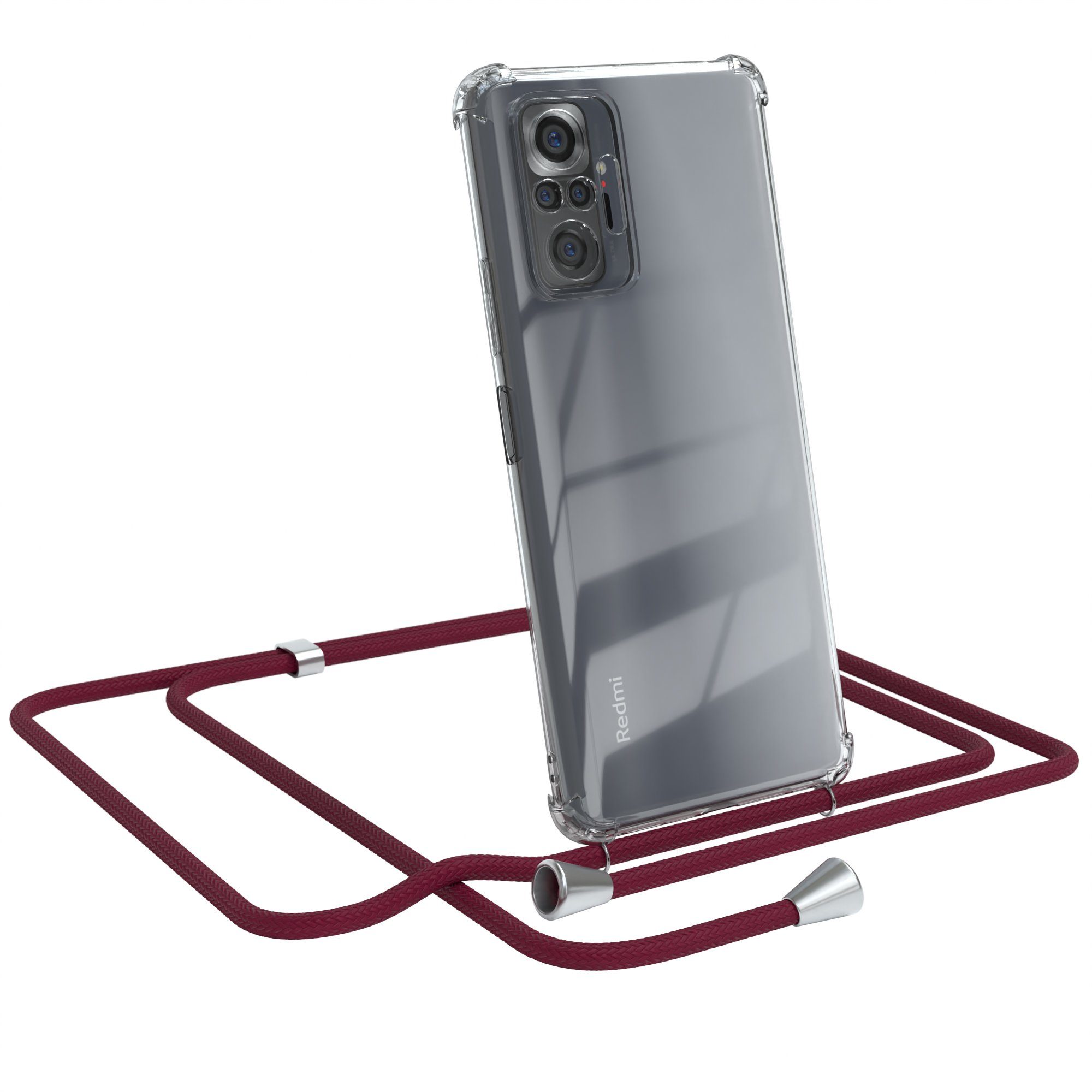 Handykette Hülle mit Kette für Xiaomi Redmi Note 10 Pro