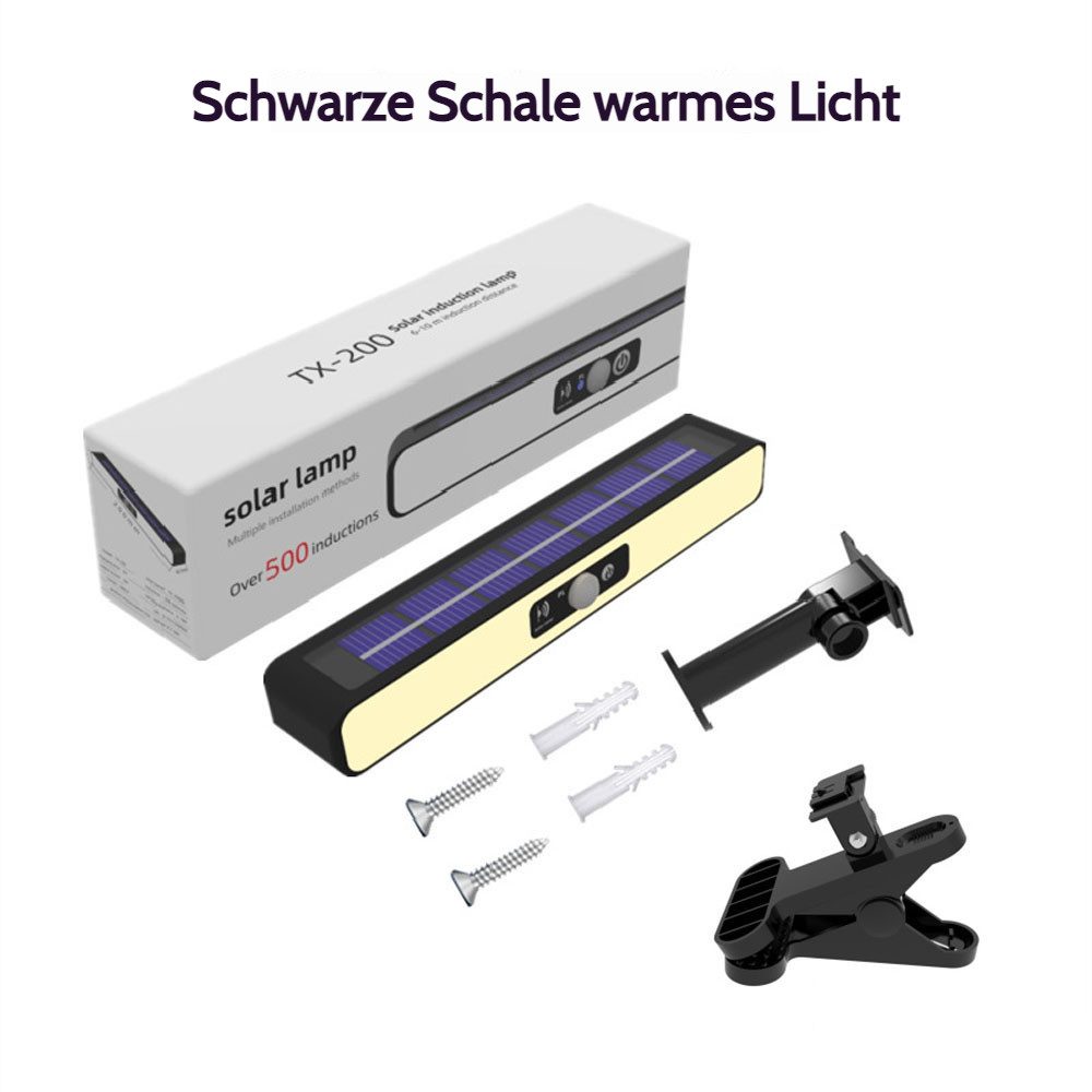 PRIISF Außen-Deckenleuchte Outdoor Flutlicht Solarleuchte Wandlampe Bewegun günstig online kaufen