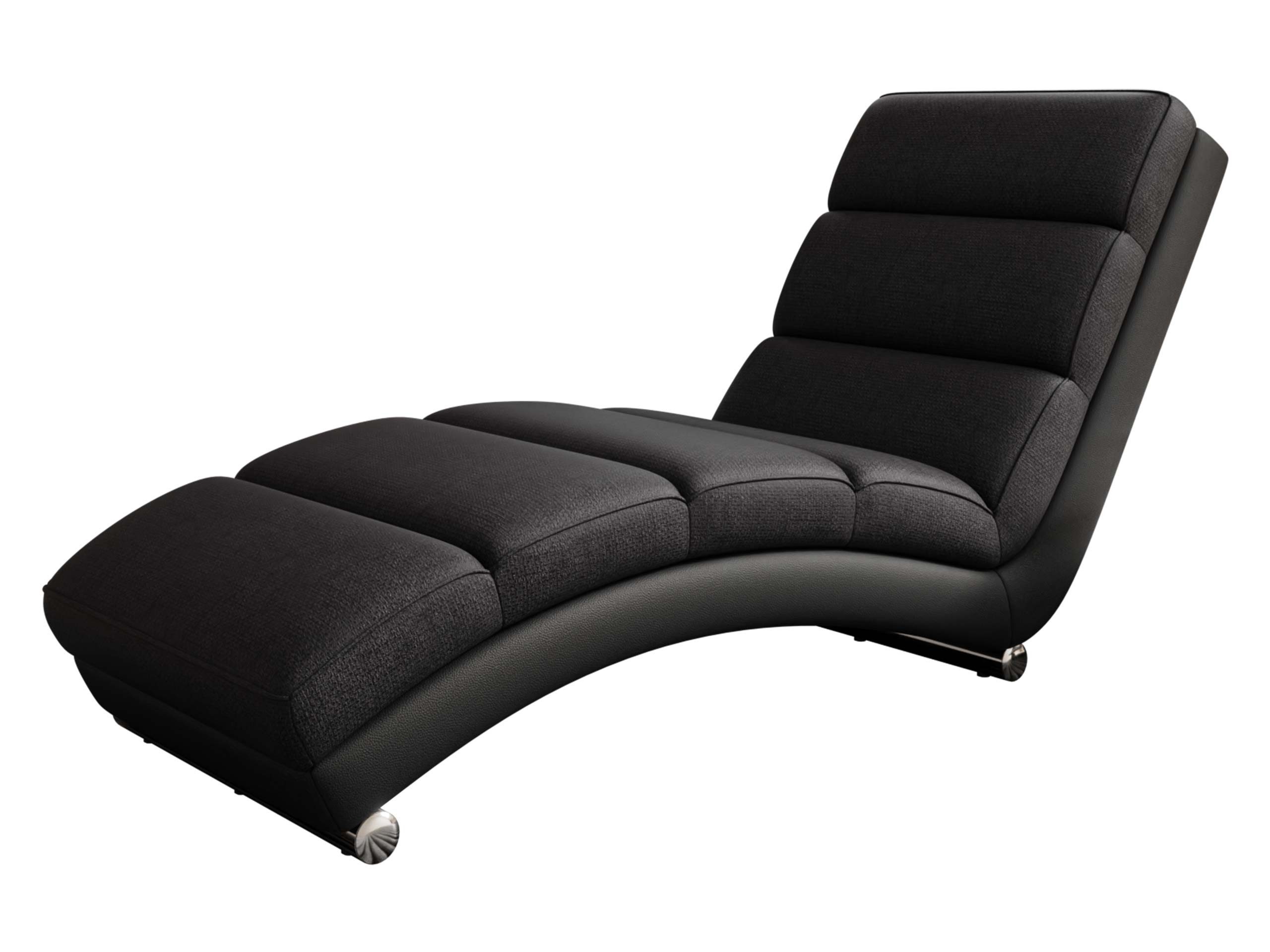 MIRJAN24 Sessel Holiday, mit verchromte Füße, 180x62x84 cm