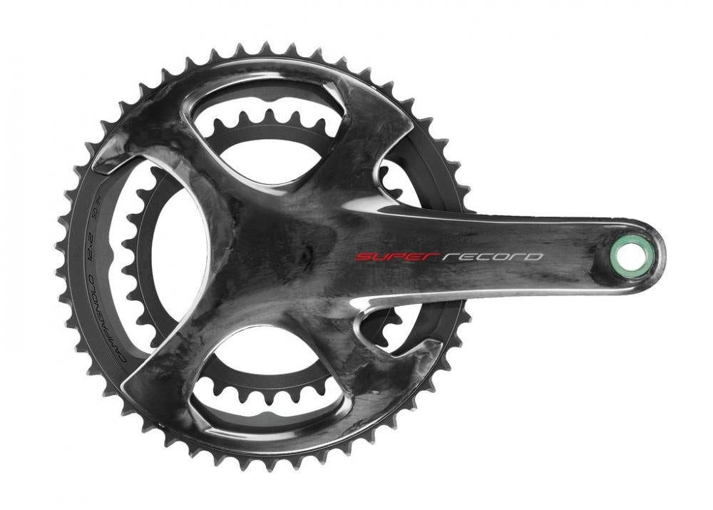 CAMPAGNOLO Fahrradkurbel Campagnolo Kurbelgarnitur Super Record 12-Fach Ultra-Torque TI FC19-SR