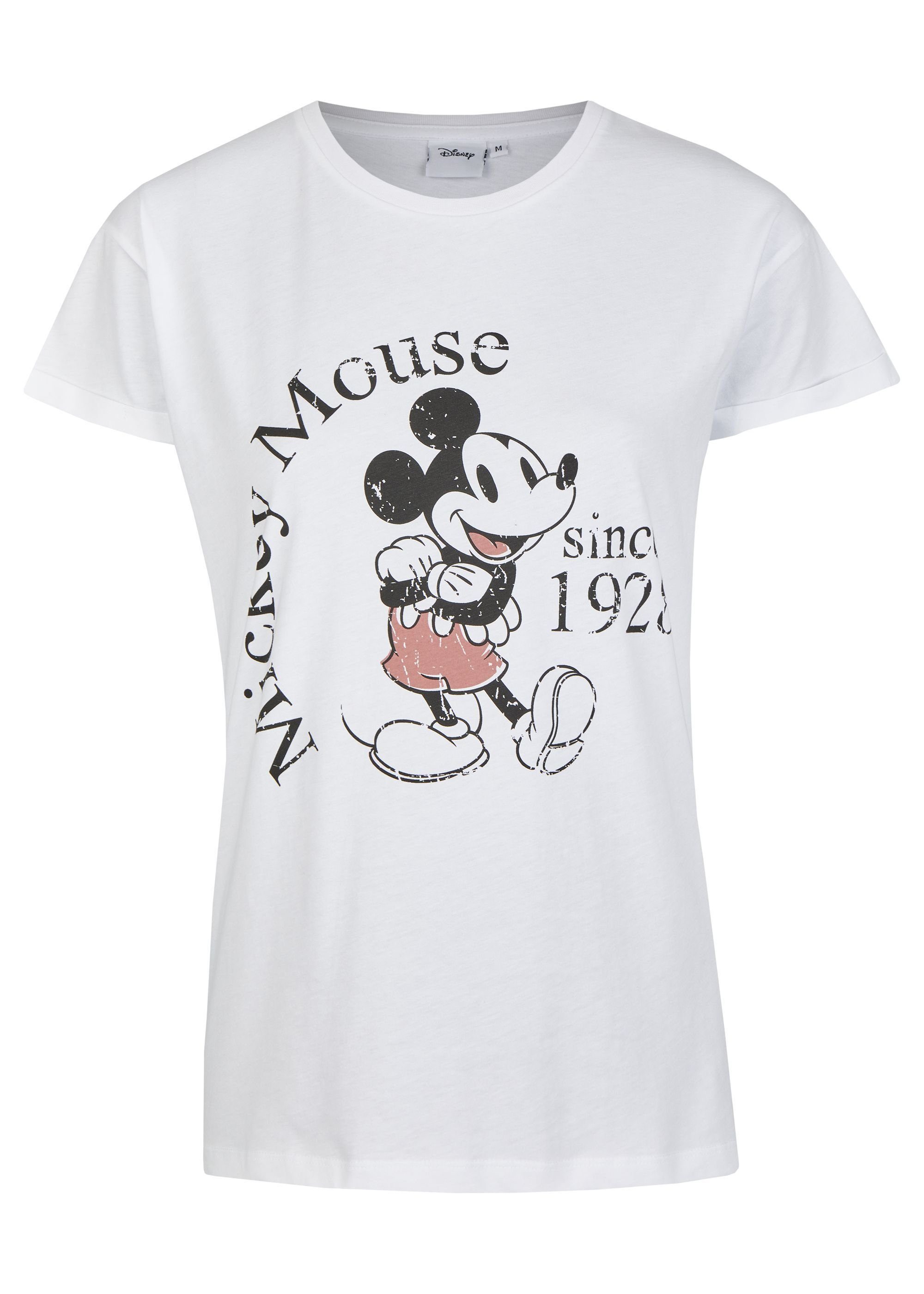 COURSE Kurzarmshirt Mickey Mouse Retro-Look (1-tlg) günstig online kaufen