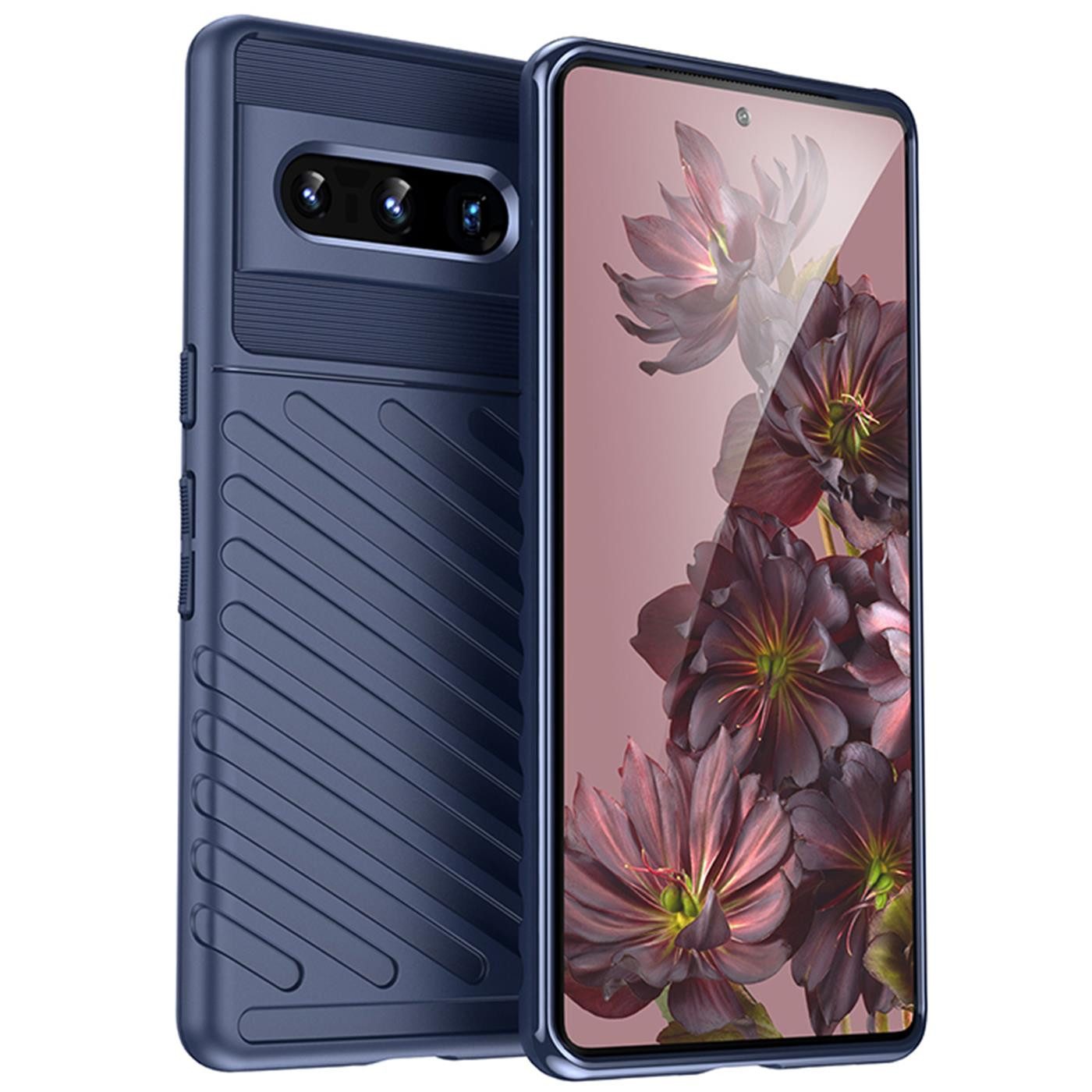 CoolGadget Handyhülle Thunder Hybrid Case für Google Pixel 7 Pro 6,7 Zoll, stylische rutschfeste Schutzhülle Handy Hülle für Google Pixel 7 Pro