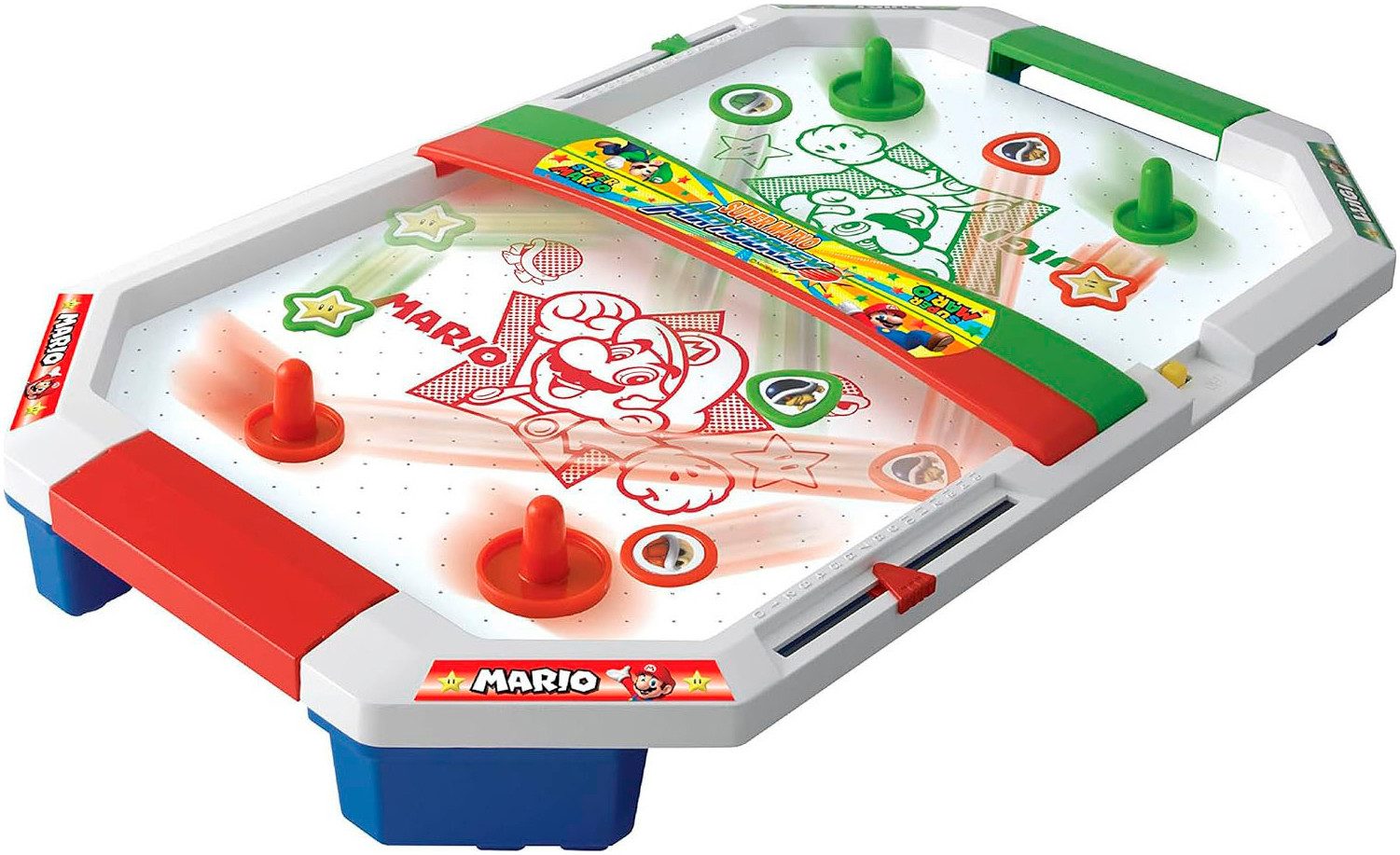 EPOCH Games Spiel Super Mario™ Mario Air Hockey, Familienspiel