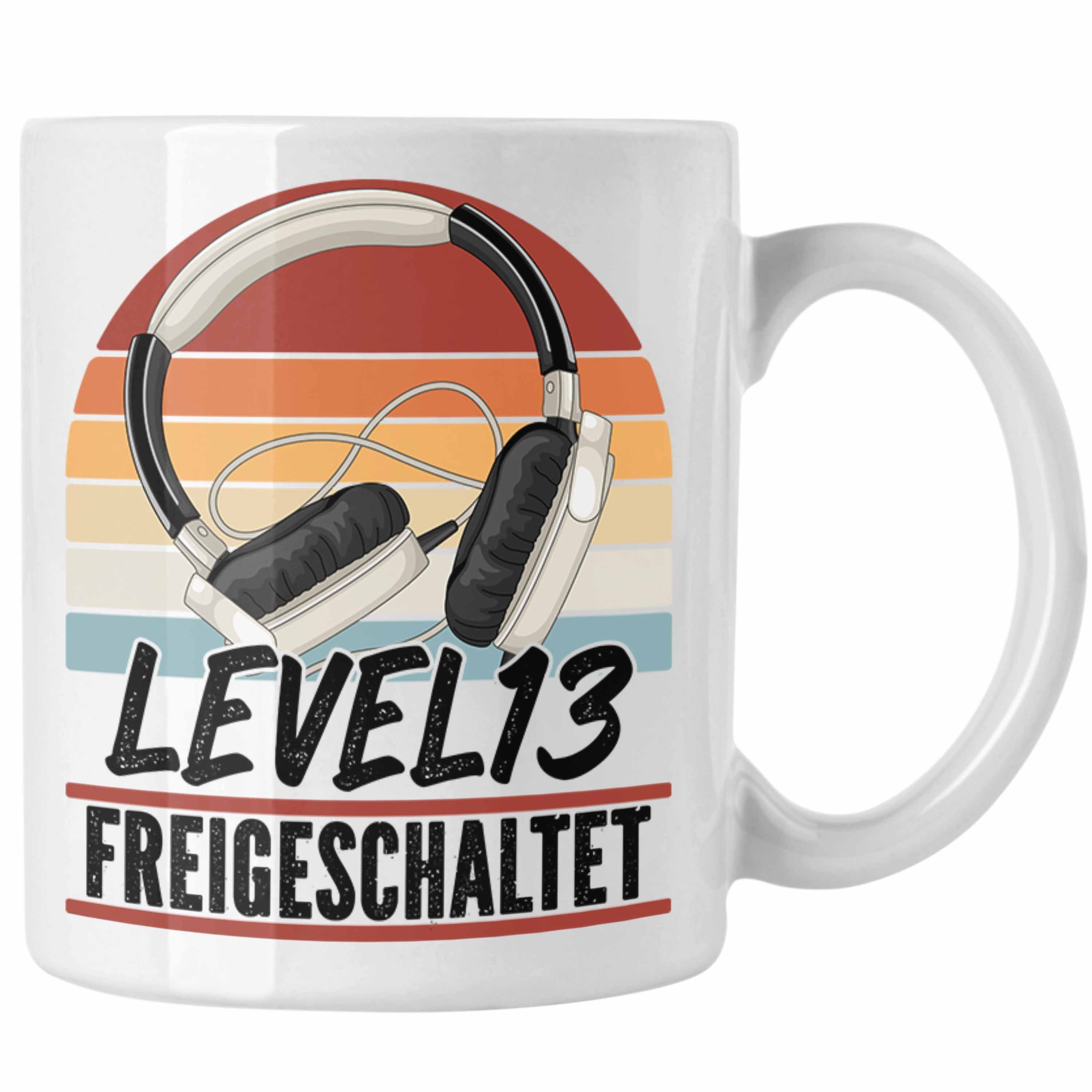 Trendation Tasse 13. Geburtstag Tasse Jungs Gaming Official Teenager 13er Geburtstag Ge Weiss | Teetassen