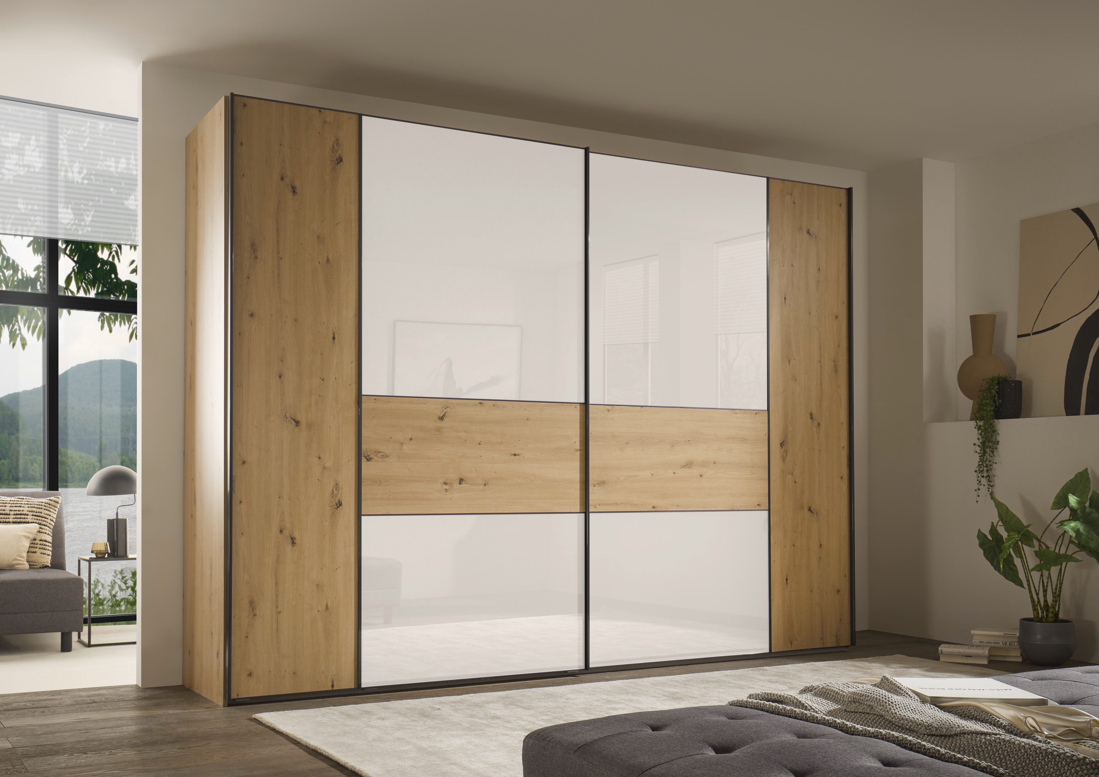 STAUD Schwebetürenschrank Sonett 321G, Made in Germany mit vier verschiedenen Ausstattungsvarianten