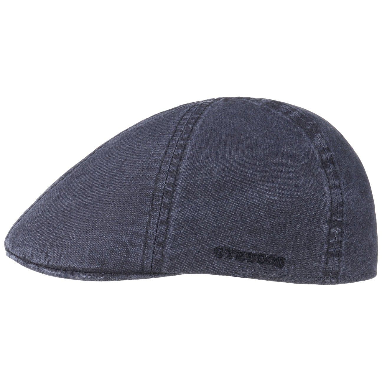 Stetson Flat Cap (1-St) Flatcap mit Schirm blau | Flat Caps